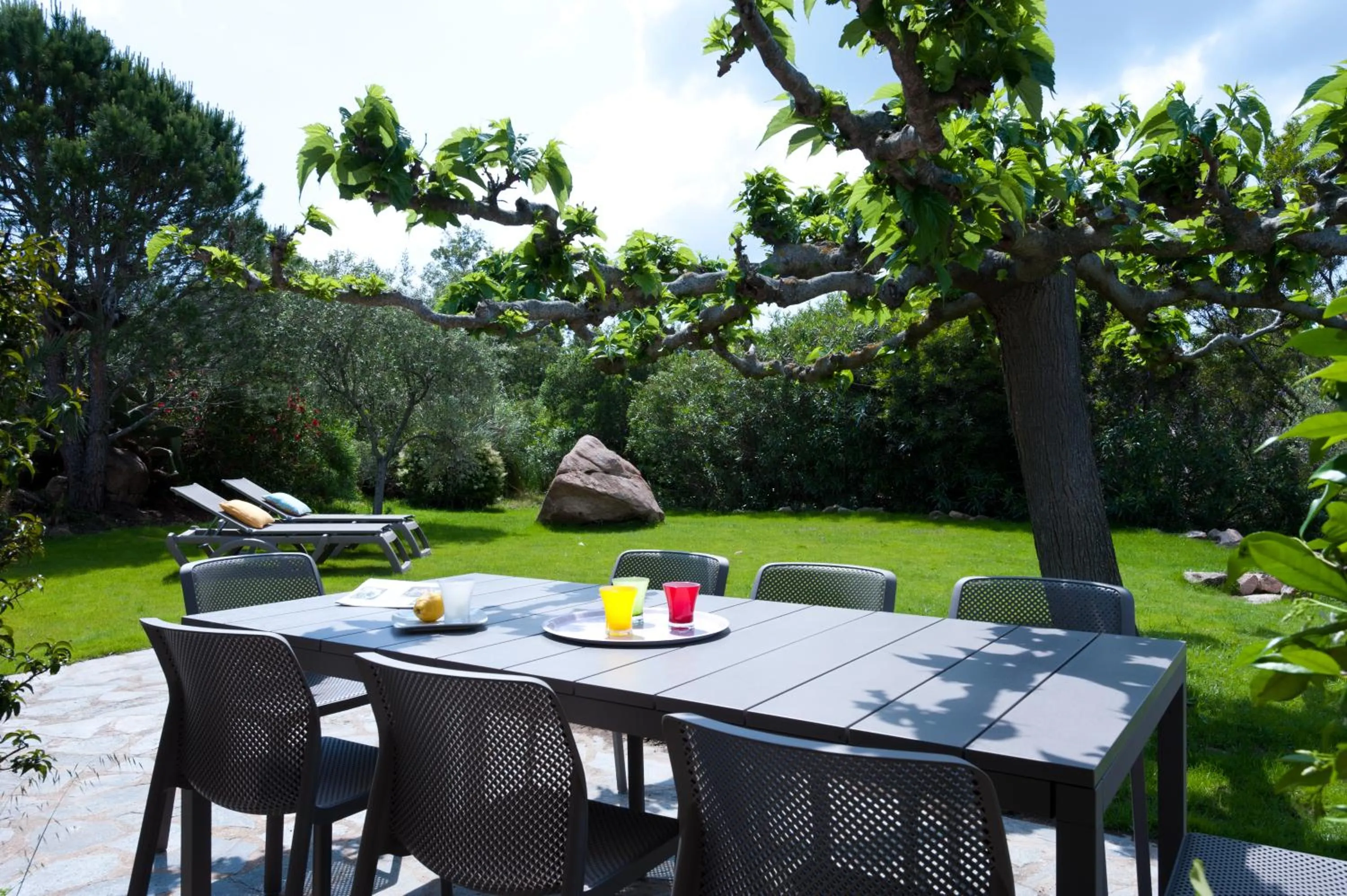 Patio in Résidence Marina Di Santa Giulia