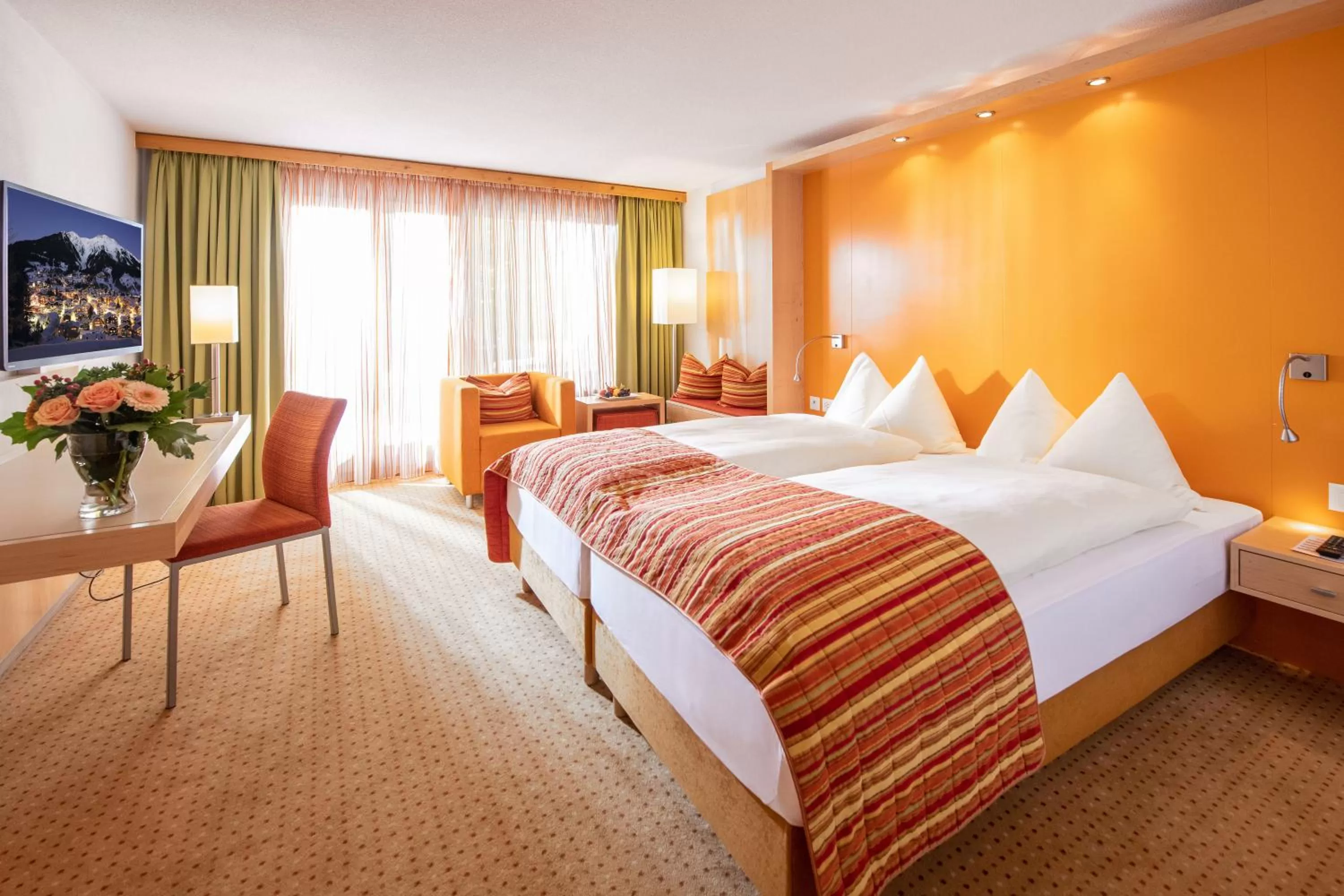 Photo of the whole room, Bed in Silvretta Parkhotel