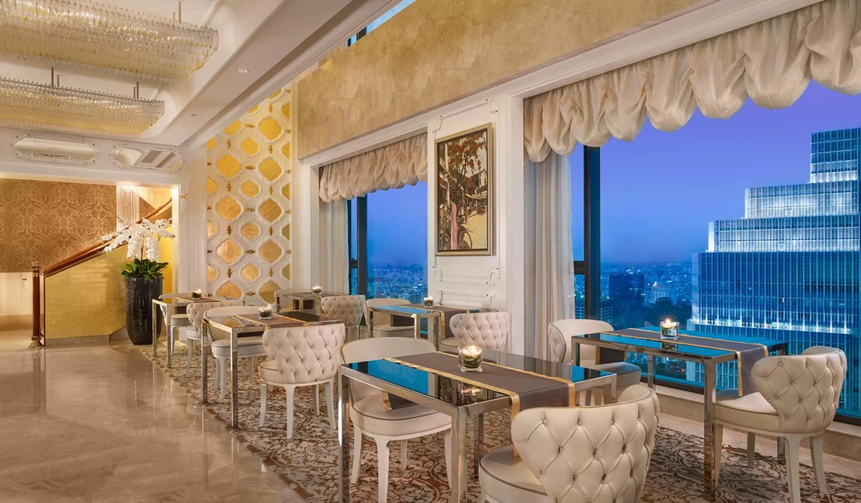 Lounge or bar in The Reverie Saigon