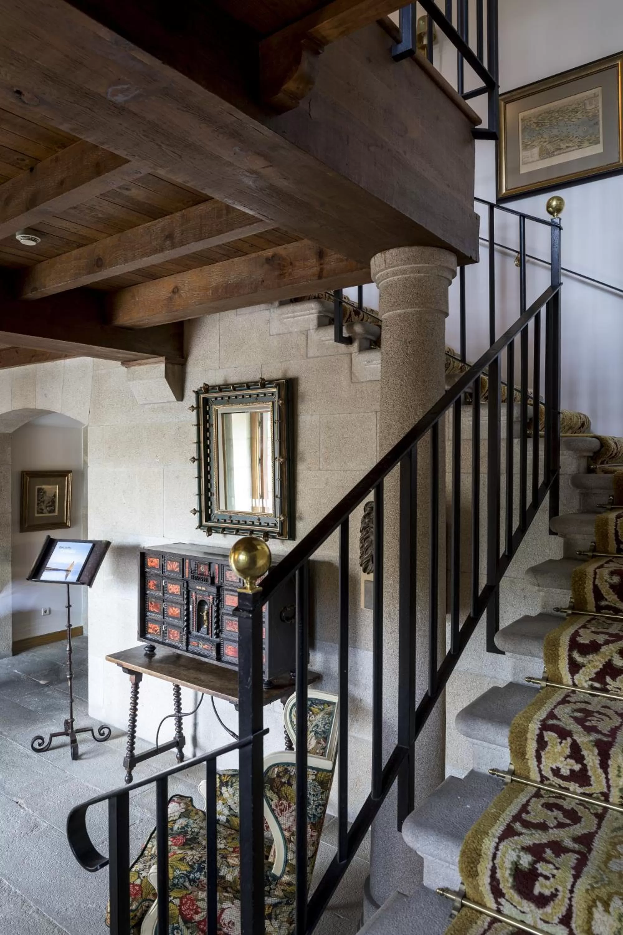 Lobby or reception in Parador de Cambados