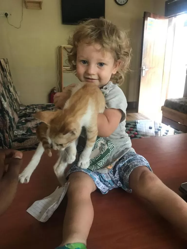 Children in L&J Modern Backpackers Kinondoni