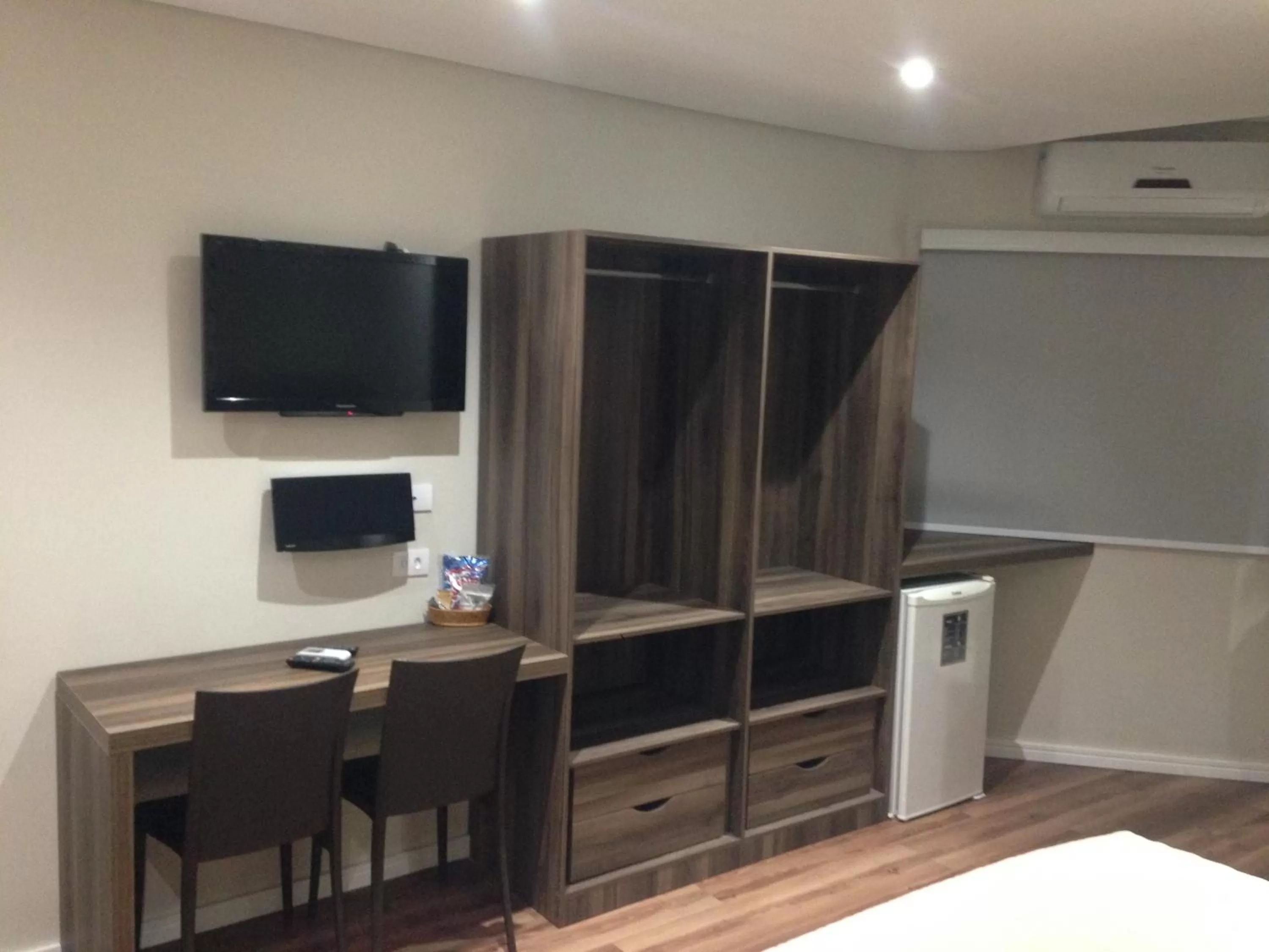 Decorative detail, TV/Entertainment Center in Hotel Biz