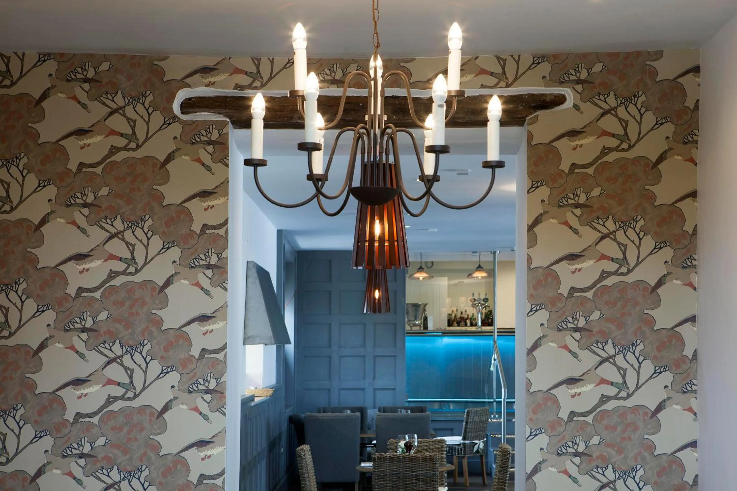 Decorative detail in The Gannet Inn