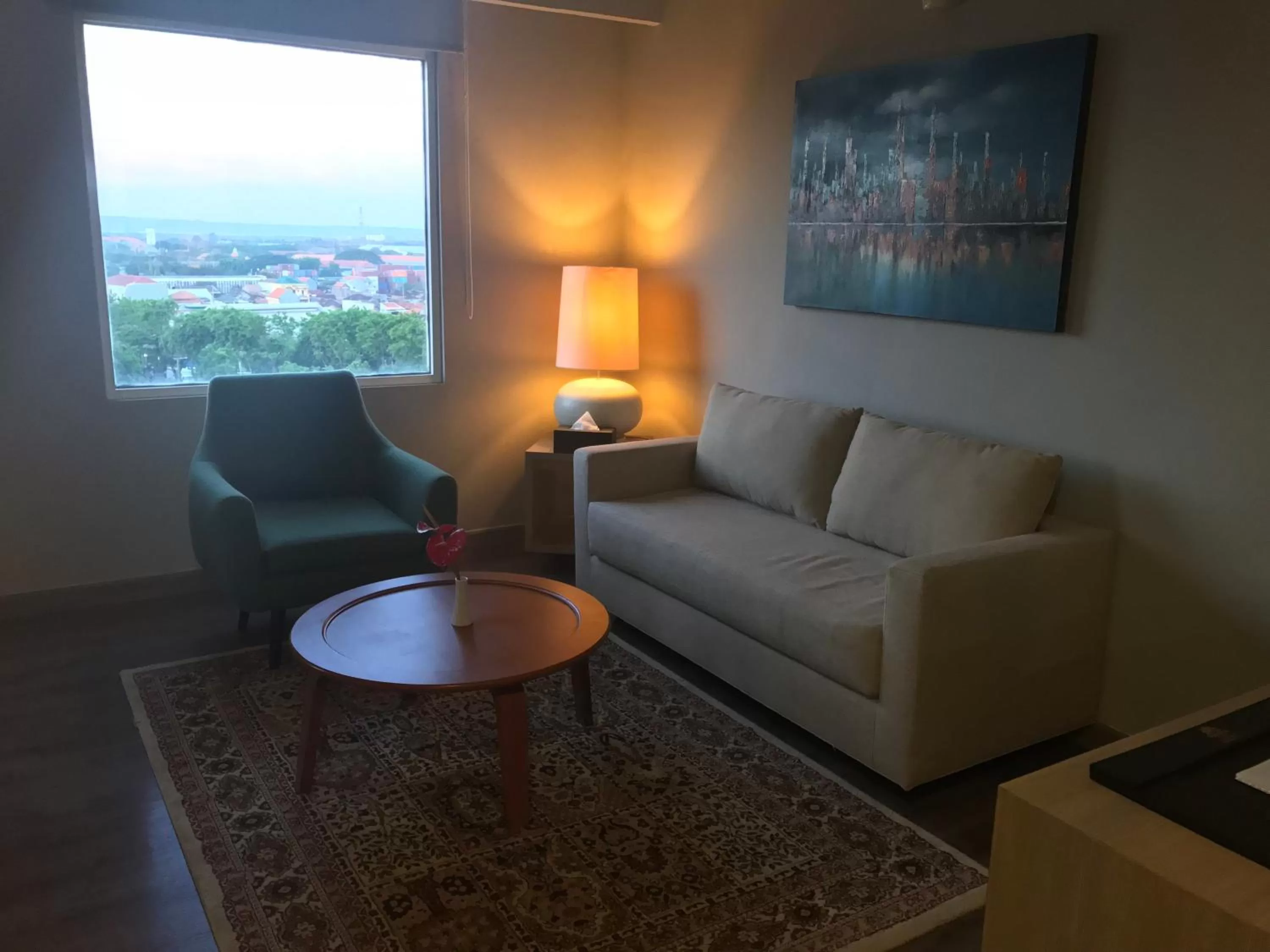 Living room in KHAS Surabaya Hotel