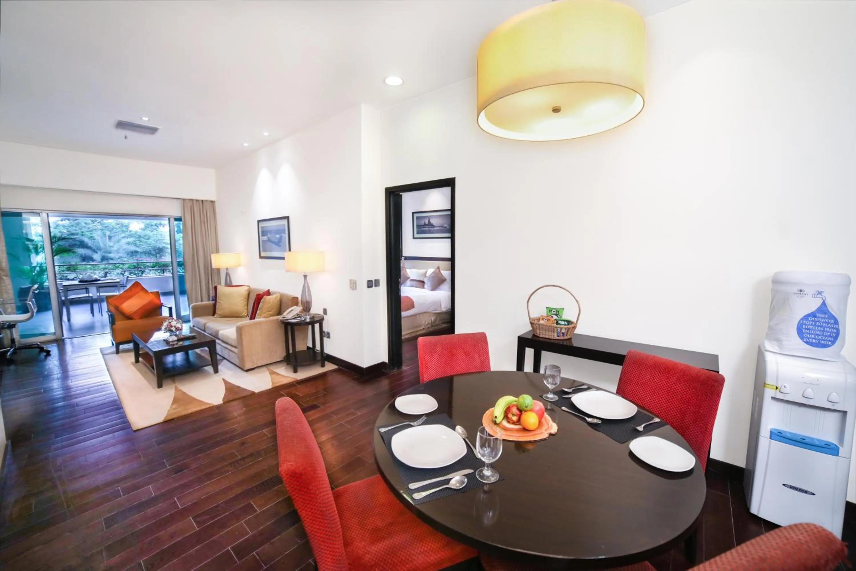 Living room in Somerset Greenways Chennai