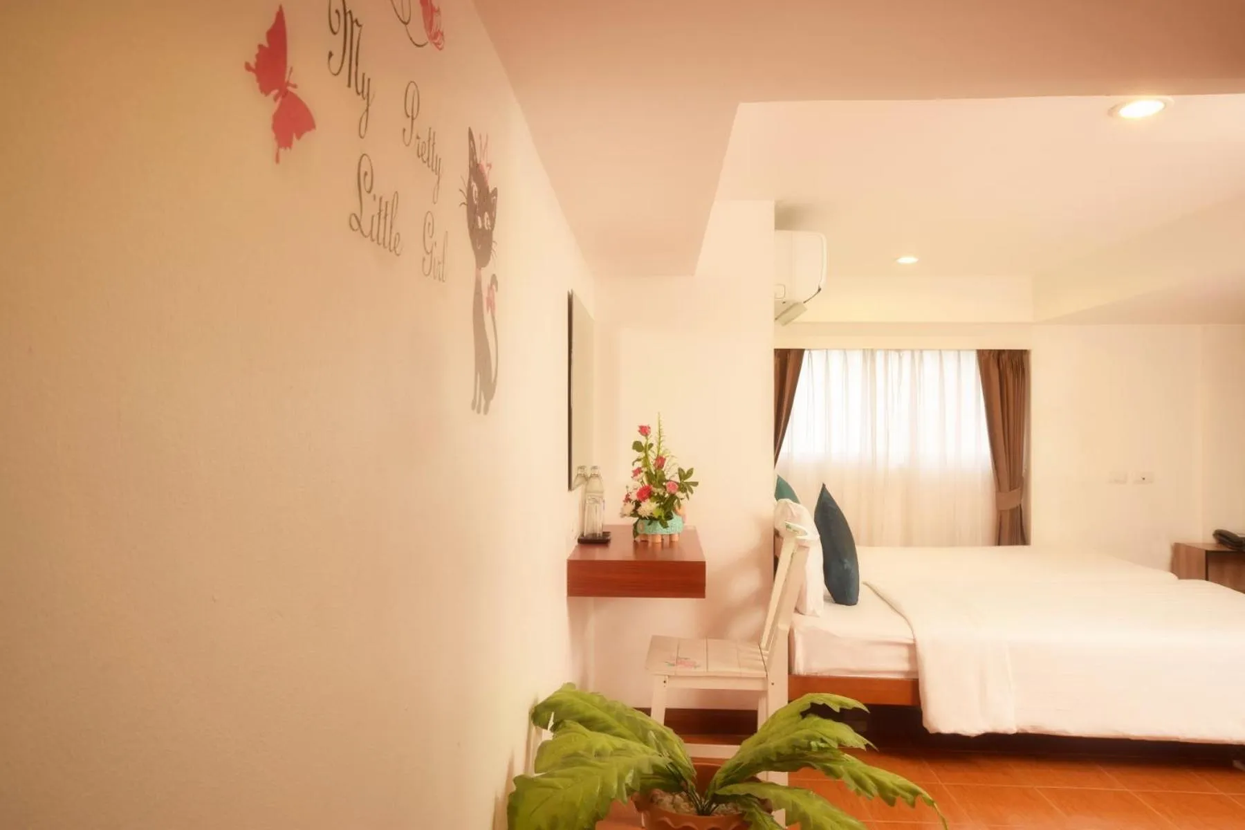 Bed in Blissotel Ratchada