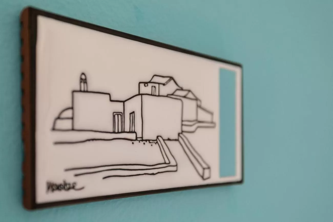 Decorative detail, Floor Plan in Villa El Jable Lanzarote