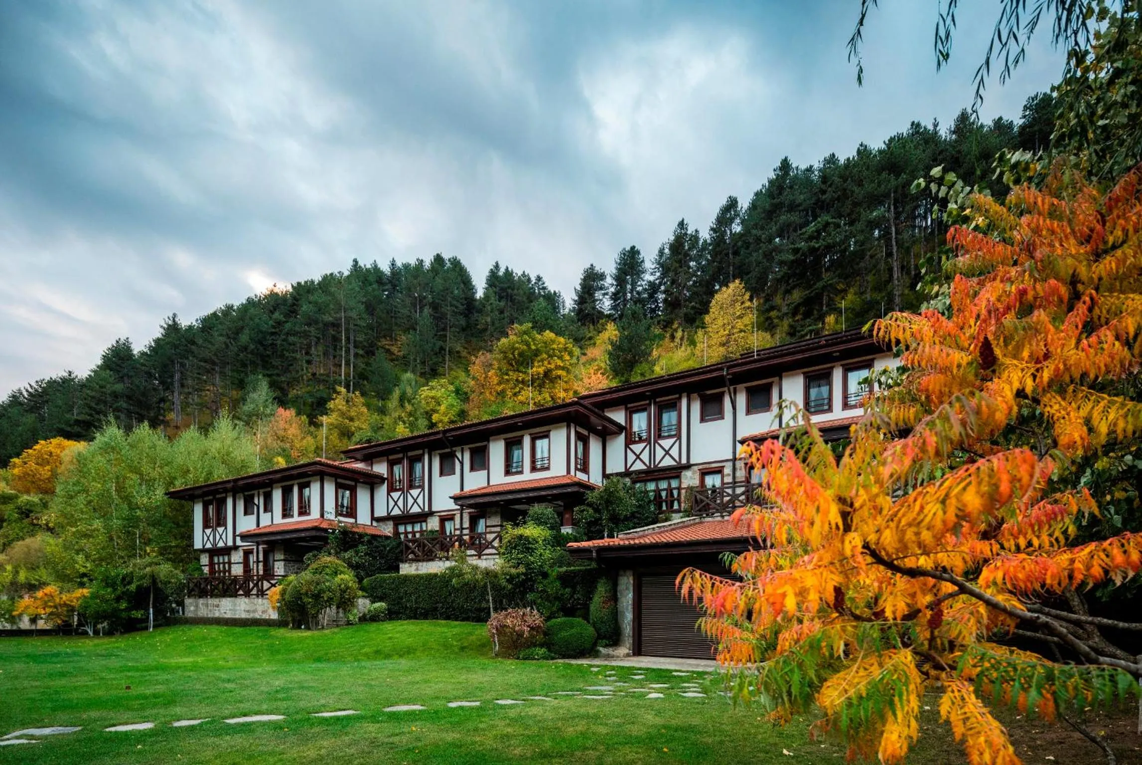 Garden view in SPA Hotel Ismena