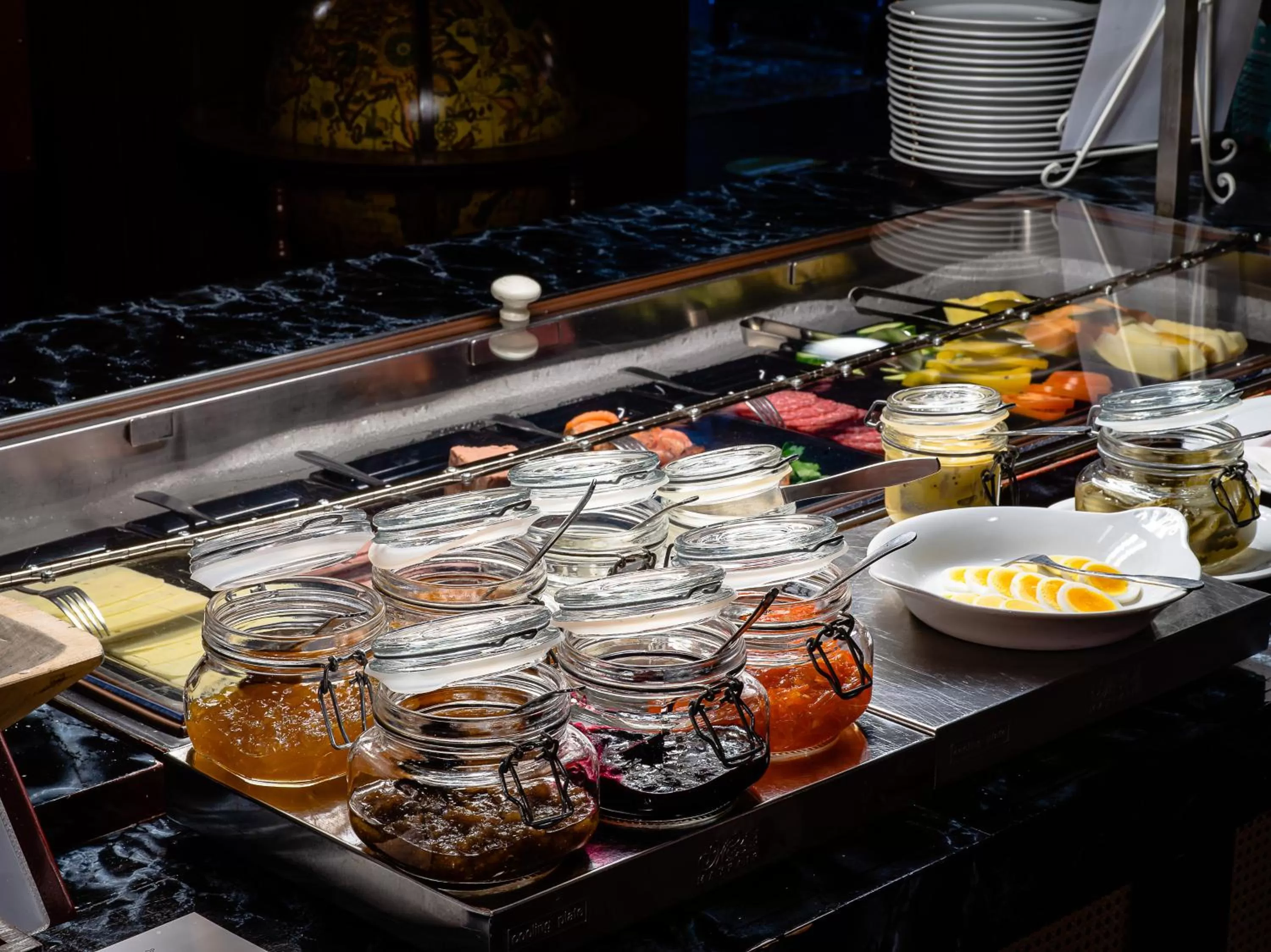 Buffet breakfast in Fagersta Wärdshuset C. Dickens