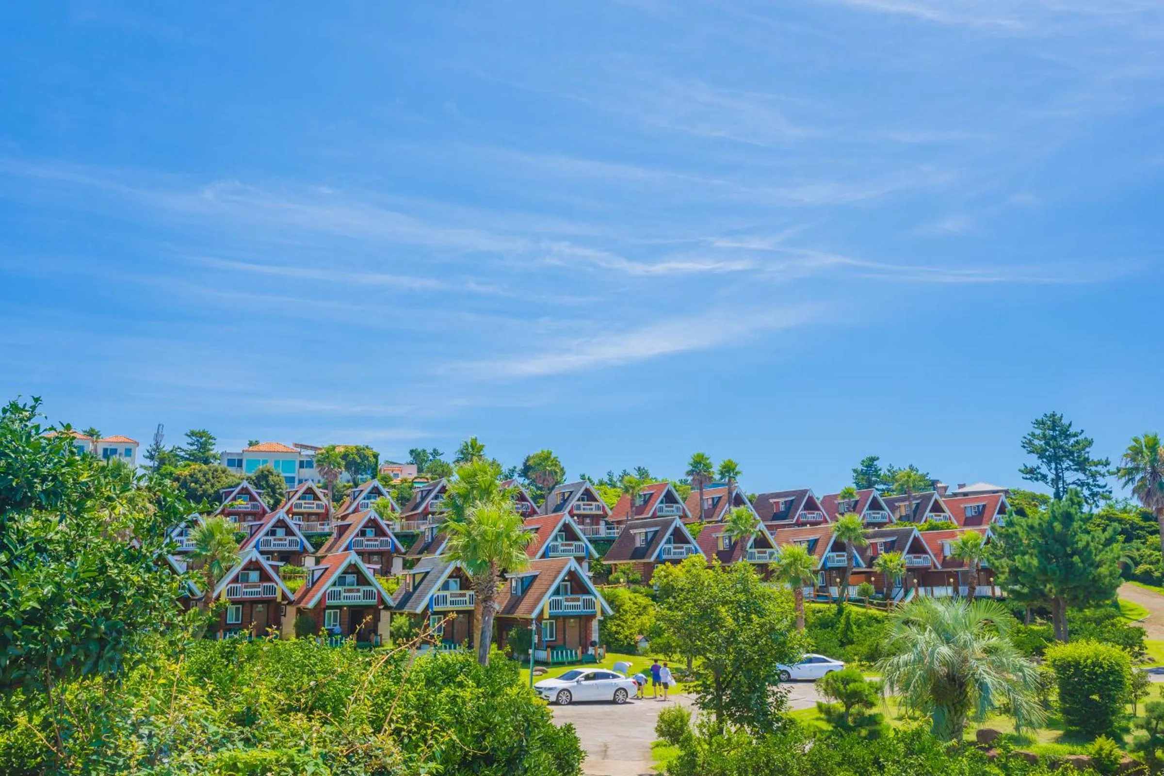 Property building in Jungmun Log Pension & Resort