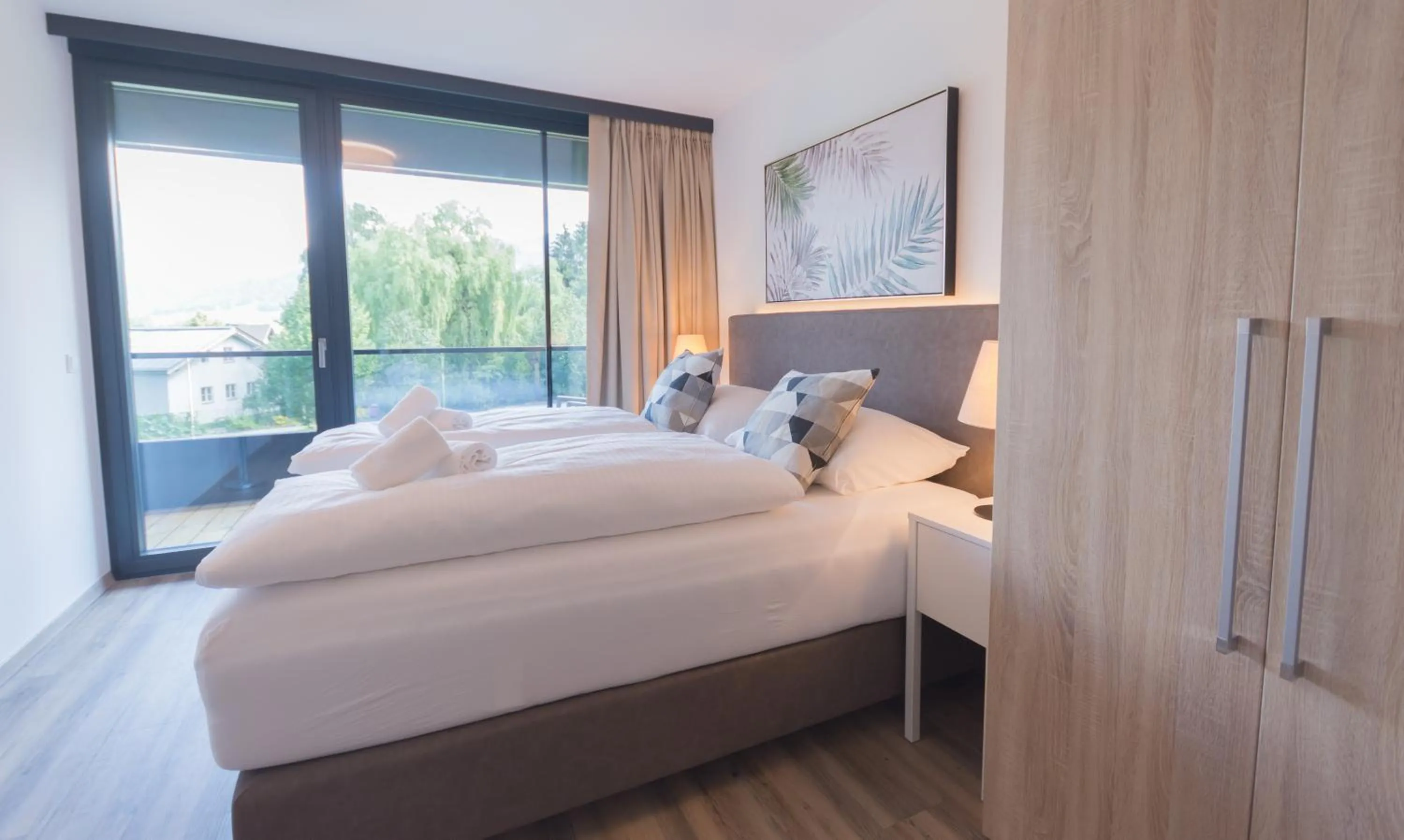 Bedroom, Bed in Schönblick Residence - Absolut Alpine Apartments