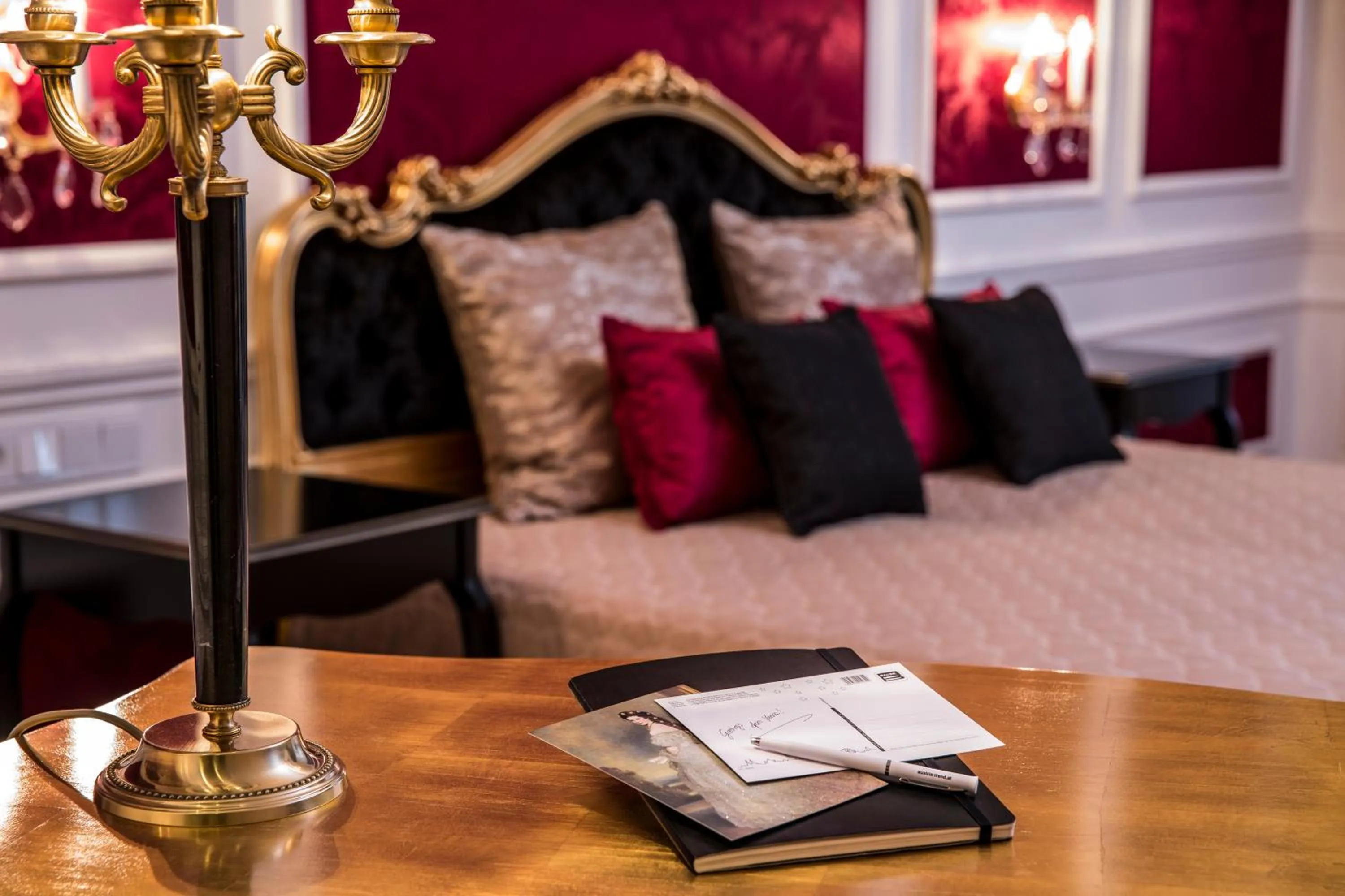 Bed in Schloß Schönbrunn Grand Suite