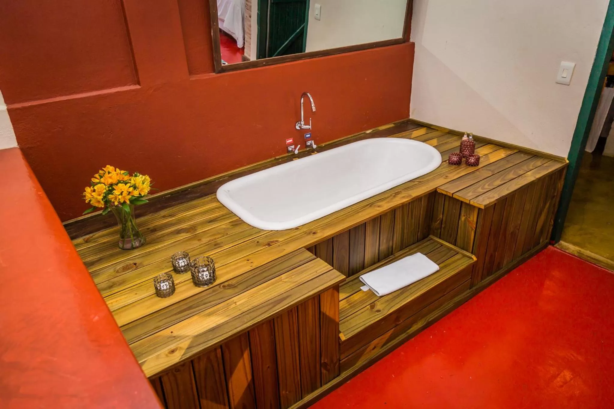 Bathroom in Pousada Serra do Luar