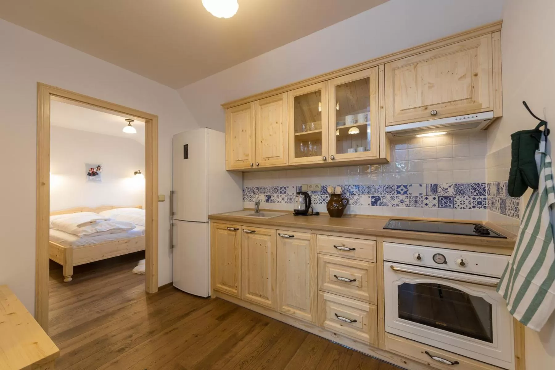 Bed in Valašské chalupy Resort