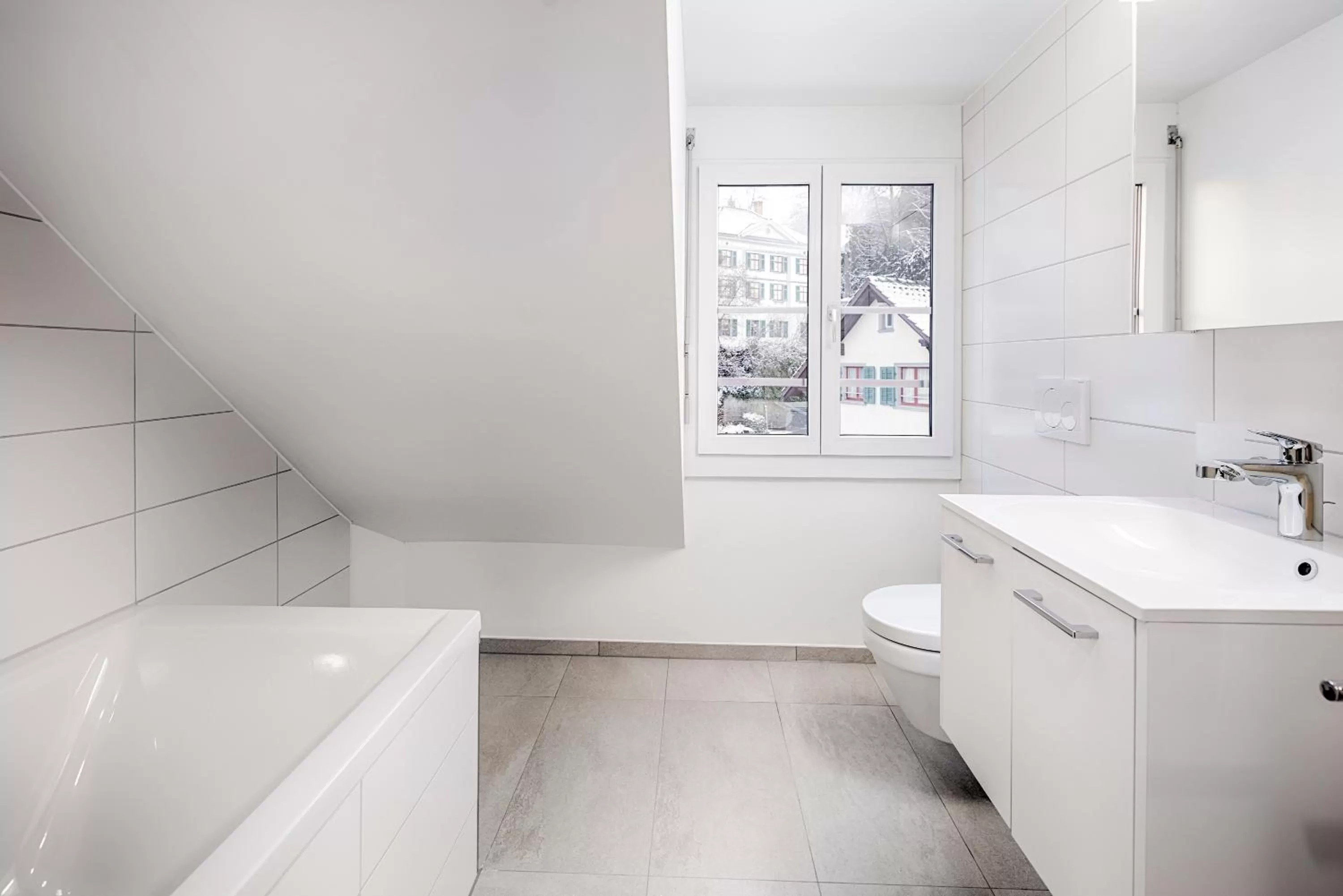 Shower in VISIMO Apartments St Georgen-Strasse St Gallen - Design City Nature