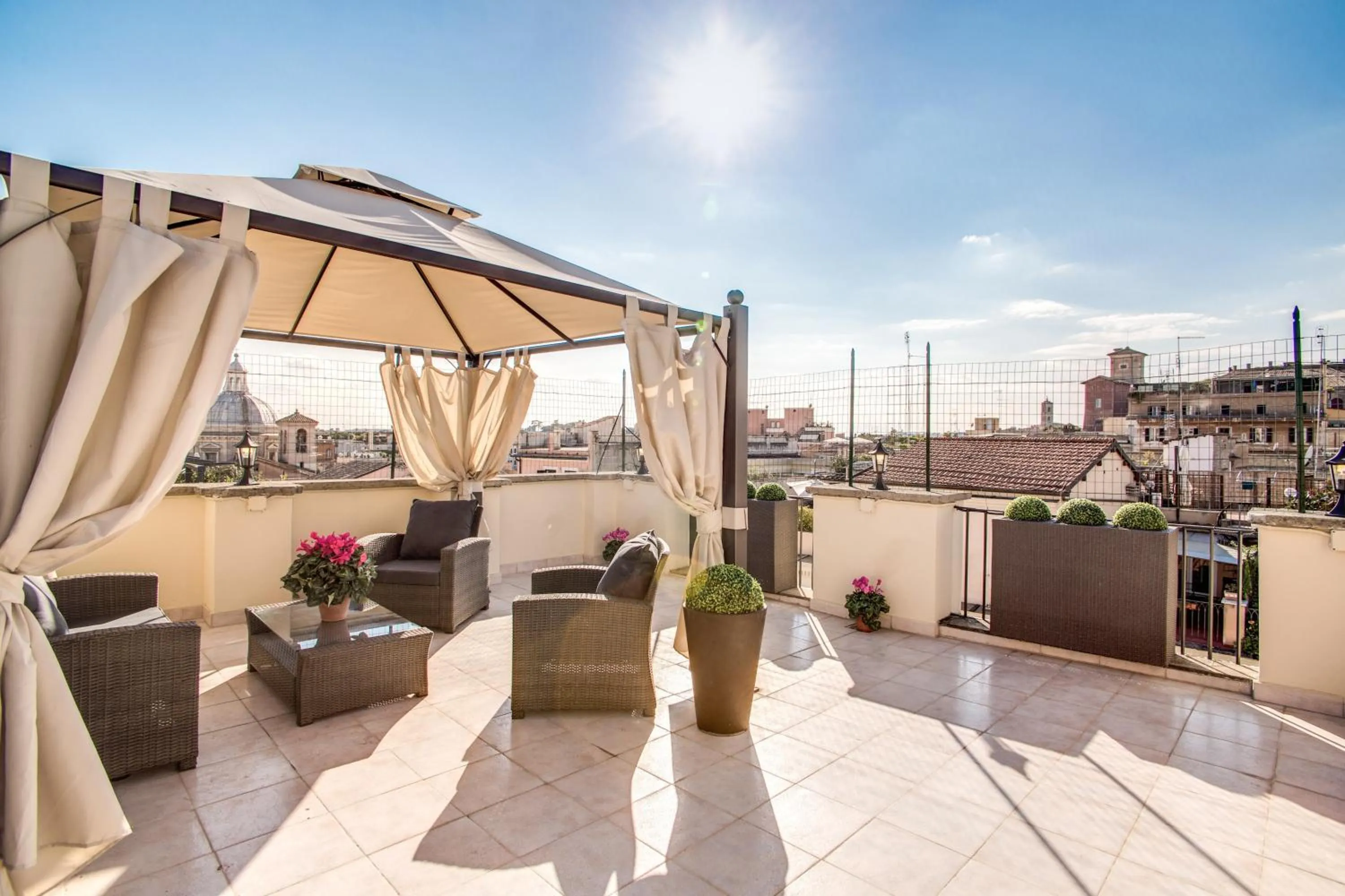 Balcony/Terrace in Hotel Anfiteatro Flavio