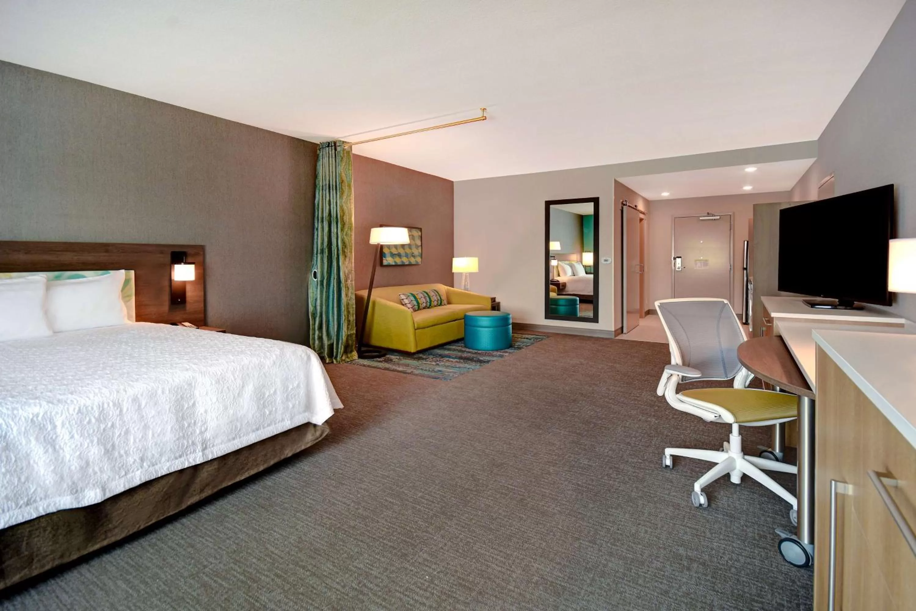 Bed in Home2 Suites By Hilton Tucson Downtown