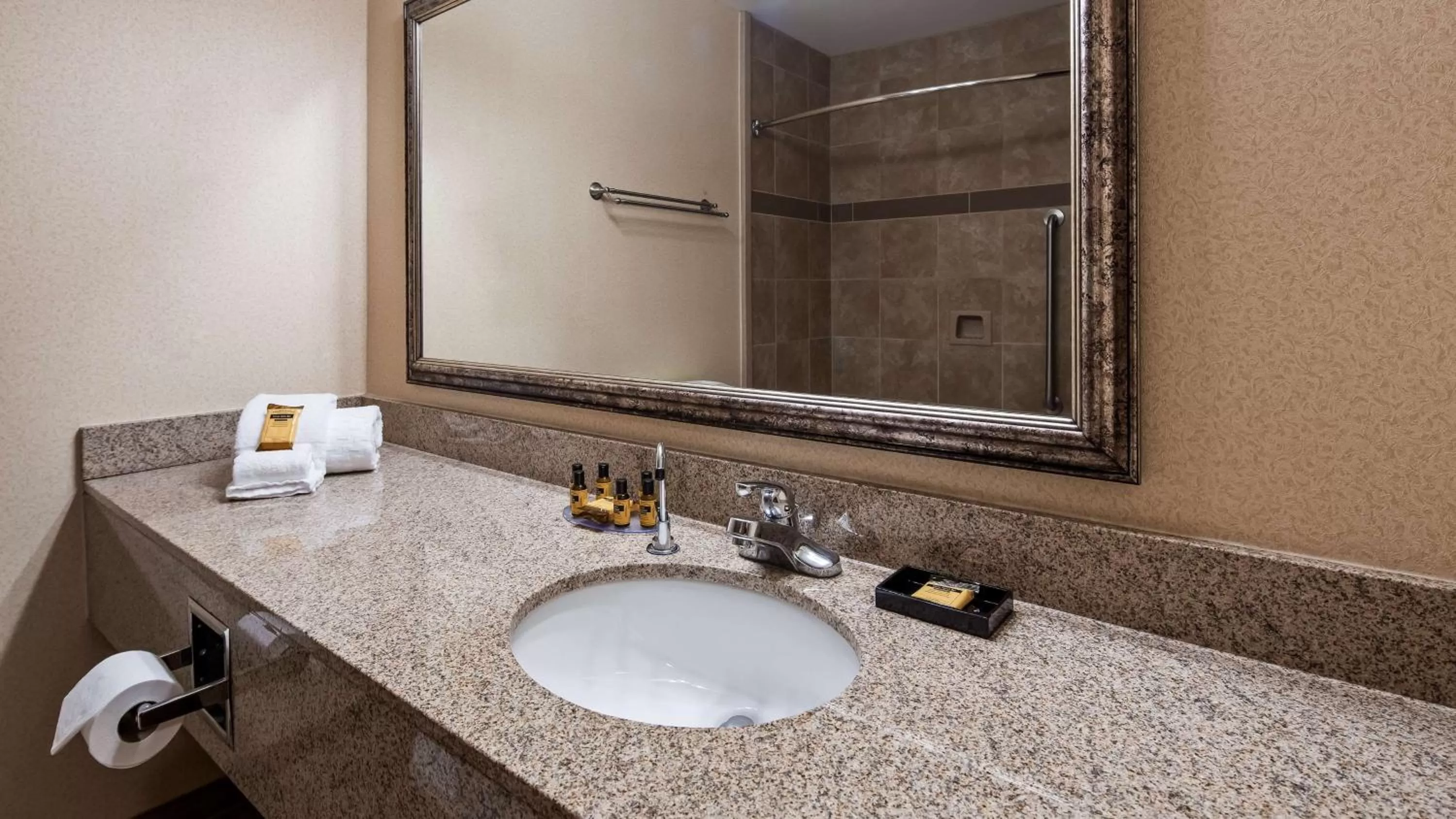 Bathroom in Best Western Plus North Canton Inn & Suites