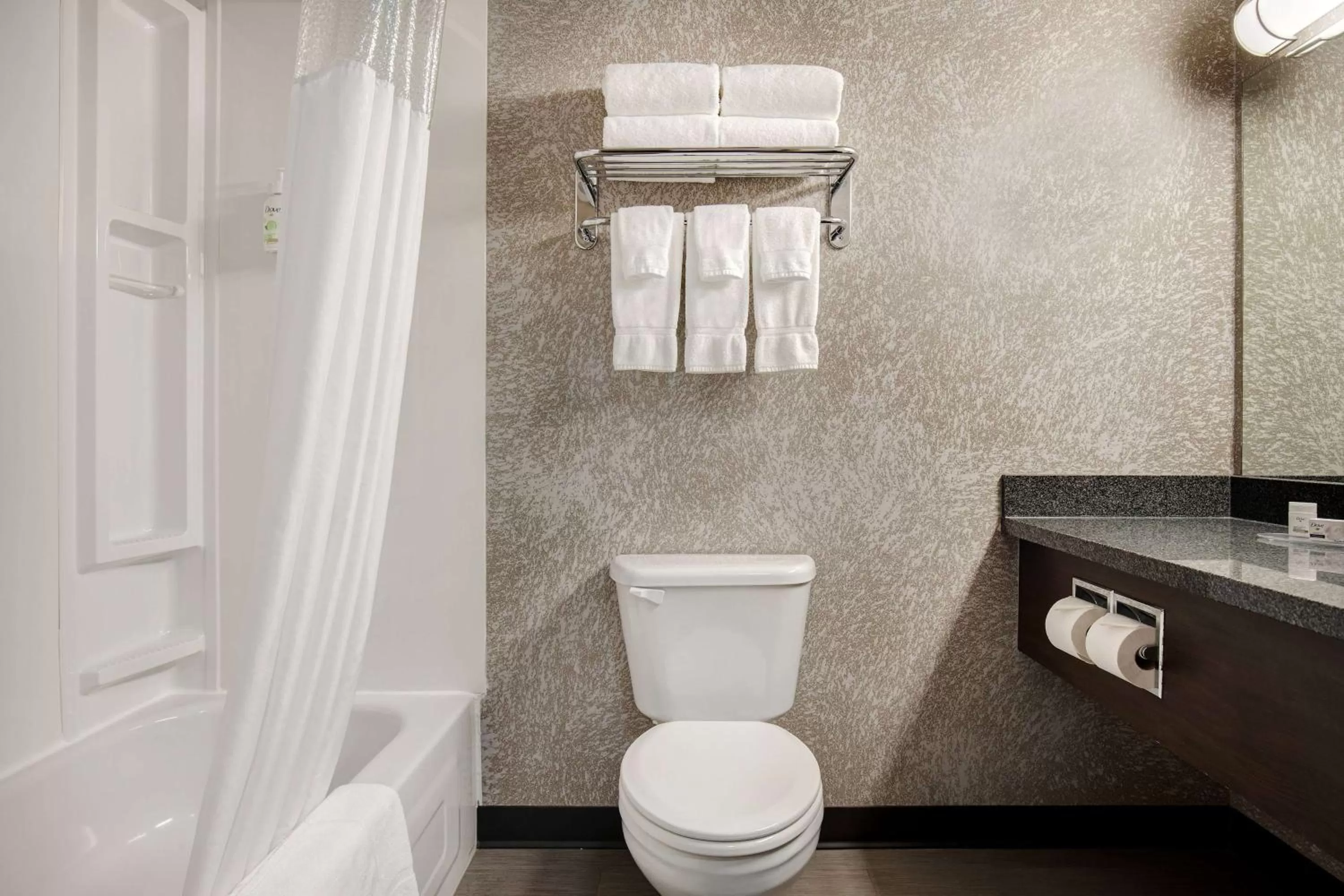 Toilet in Days Inn by Wyndham Medicine Hat