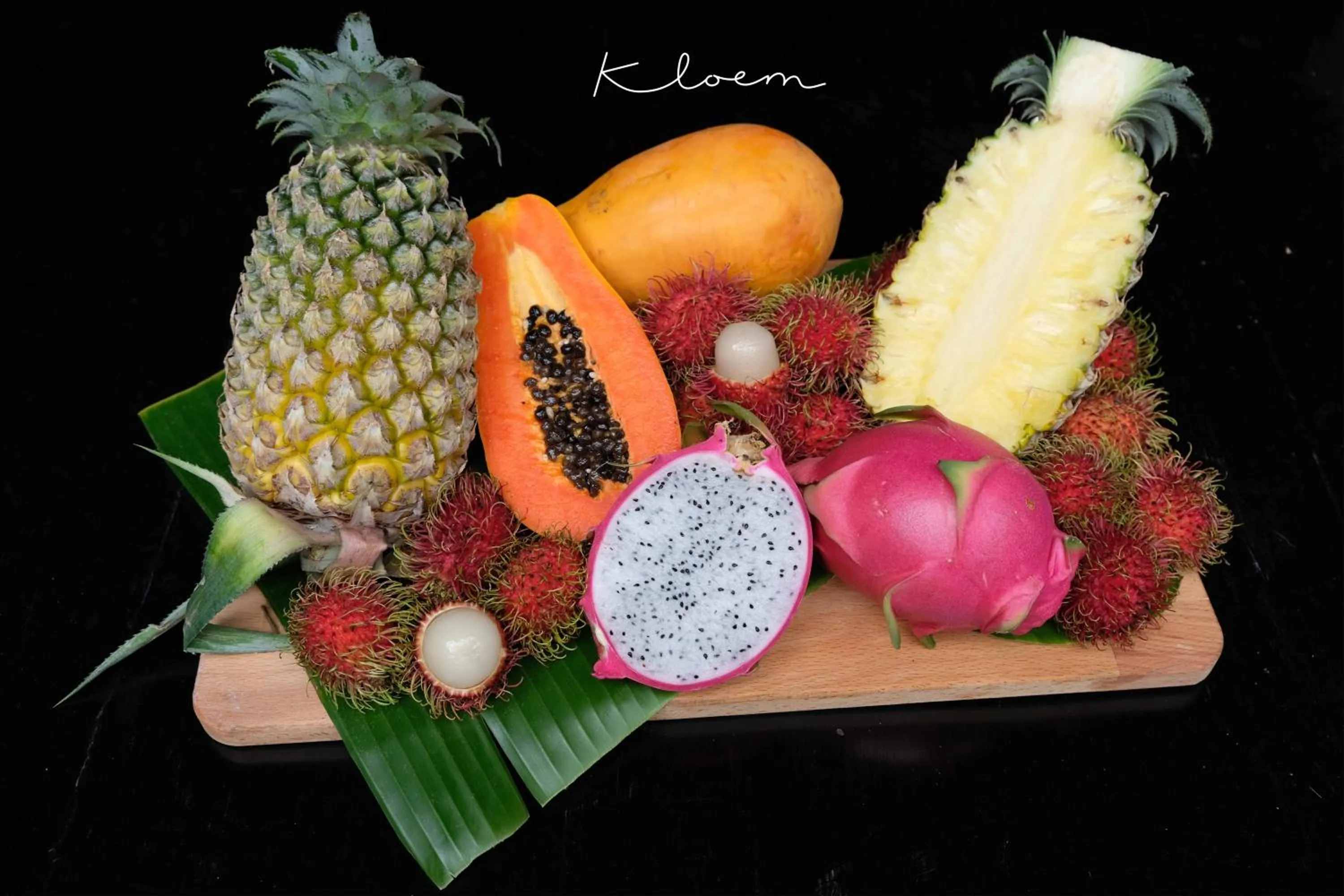 Food close-up in Kloem Hostel