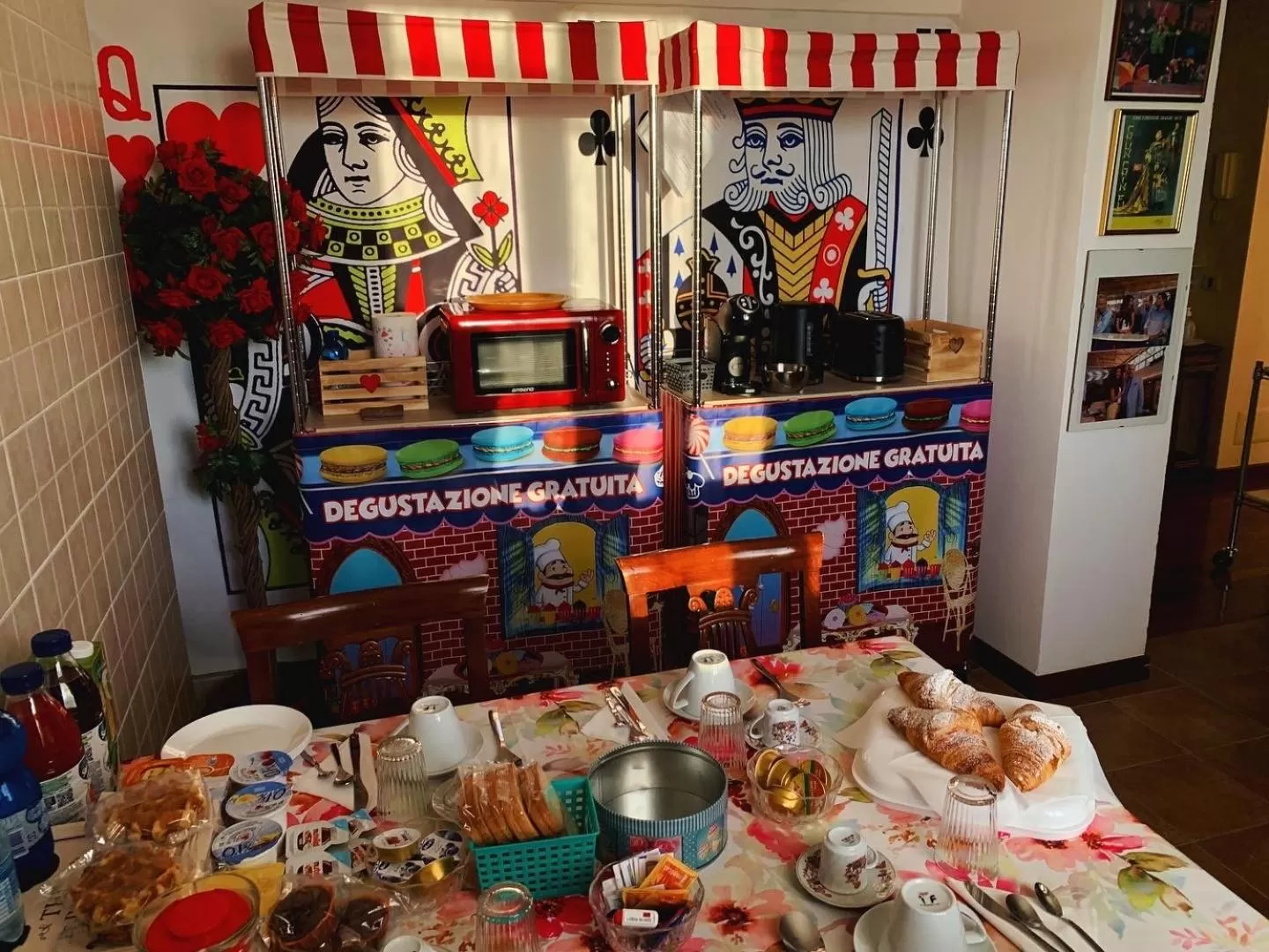 Food and drinks in B&BMagicHouse