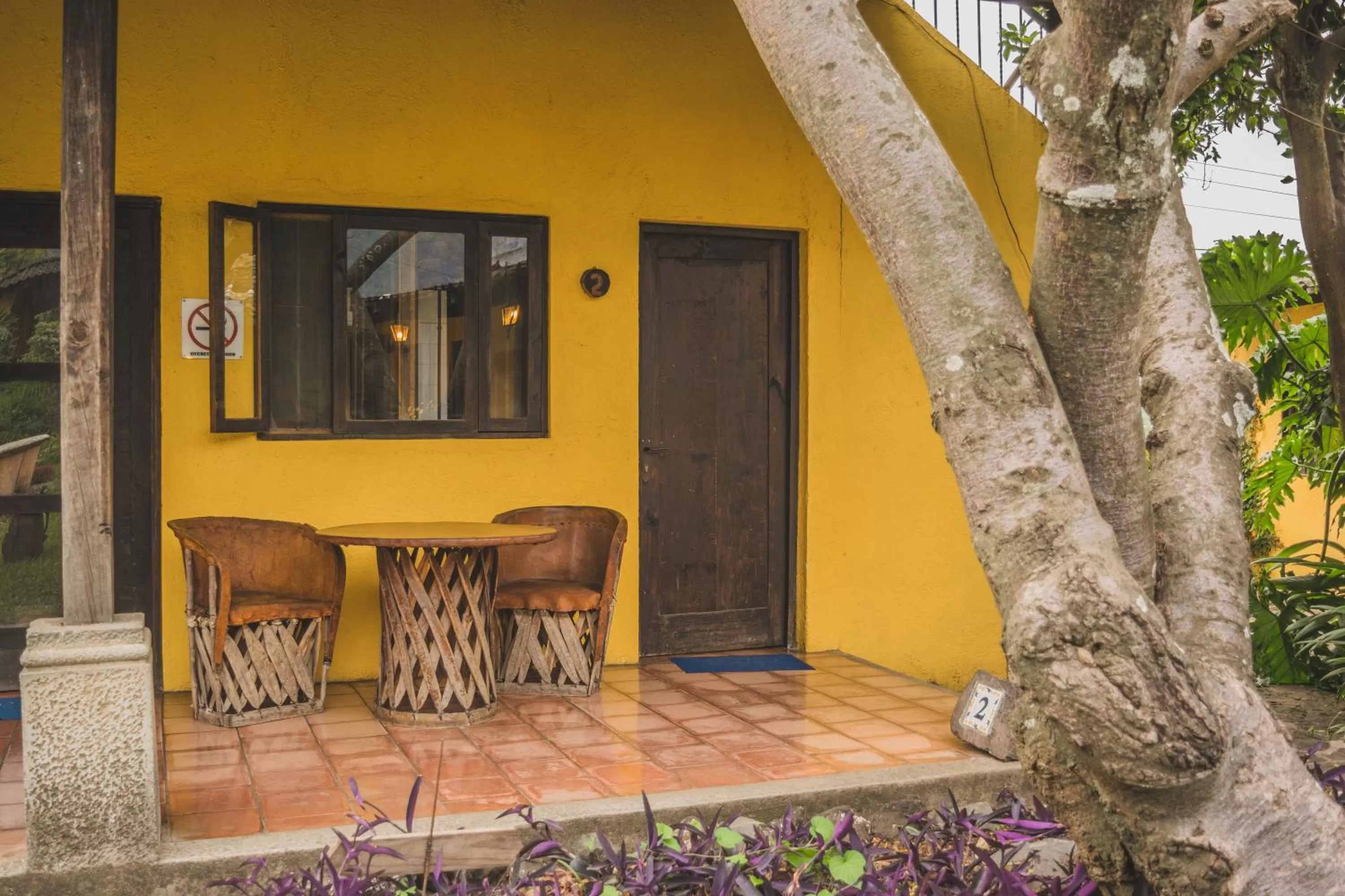Patio in Hotel Toliman
