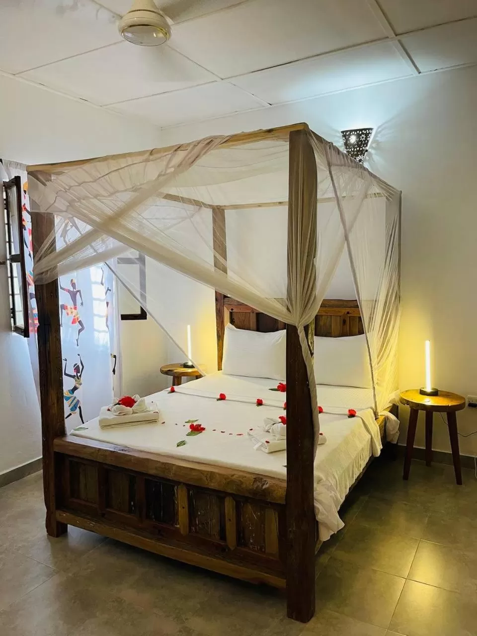 Bed in Babalao Bungalows