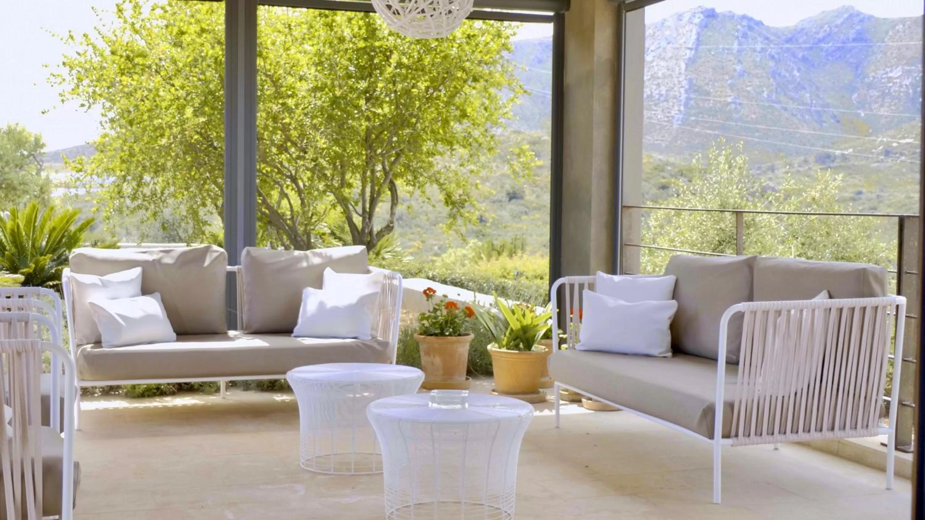 Patio in Cases de Son Barbassa Hotel & Restaurant