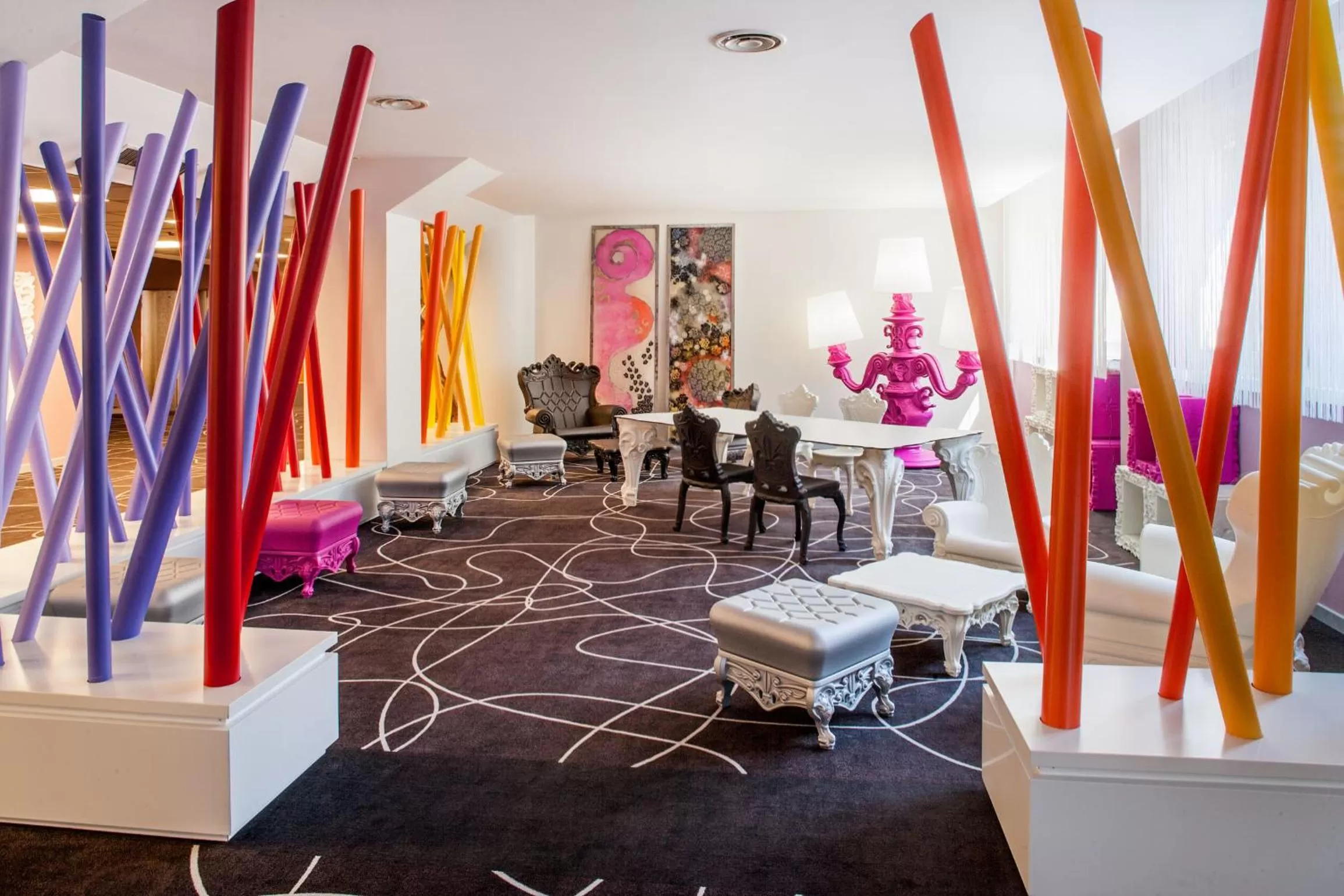 Lobby or reception in Hotel Da Vinci