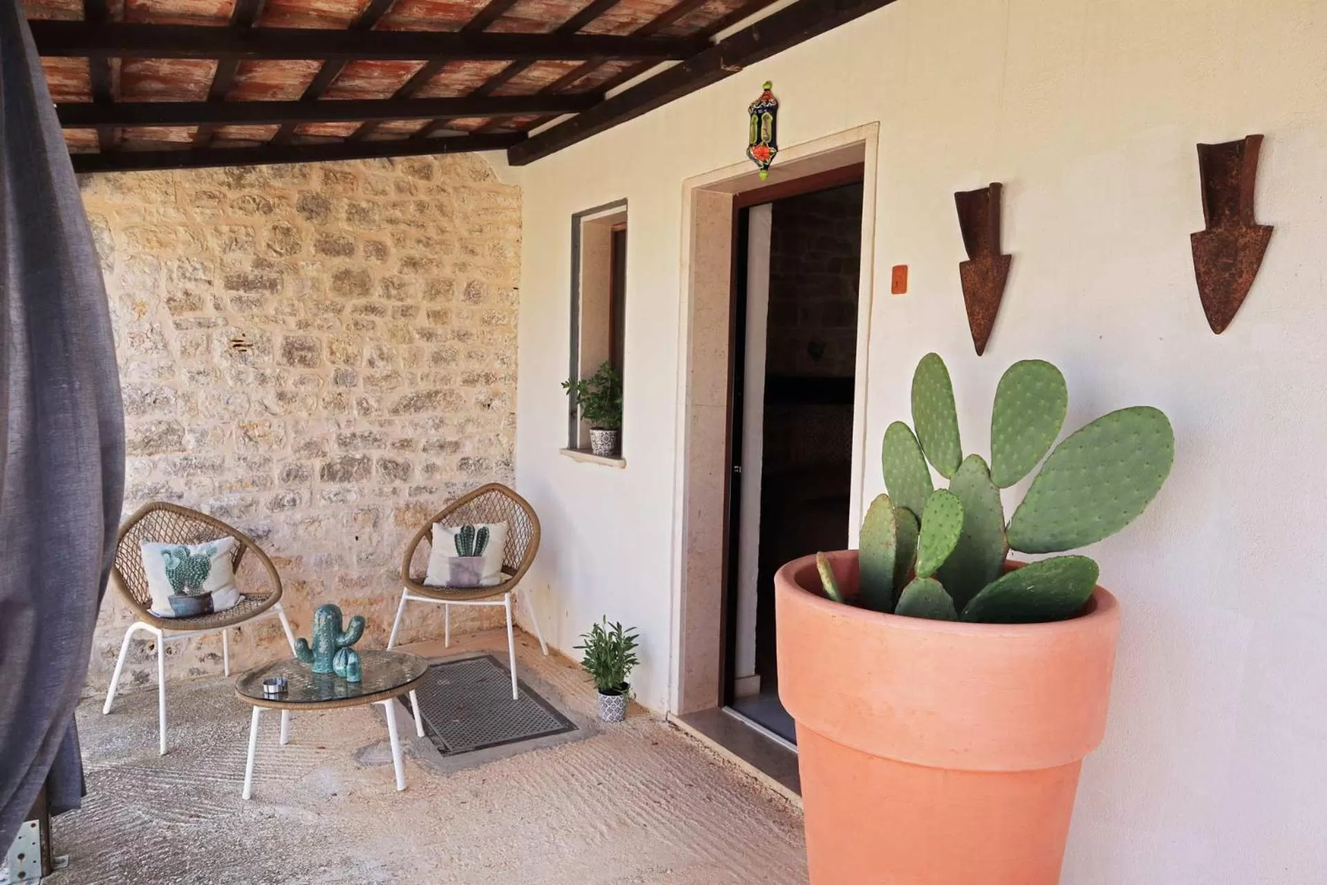 Patio in Agriturismo Masseria Alberotanza