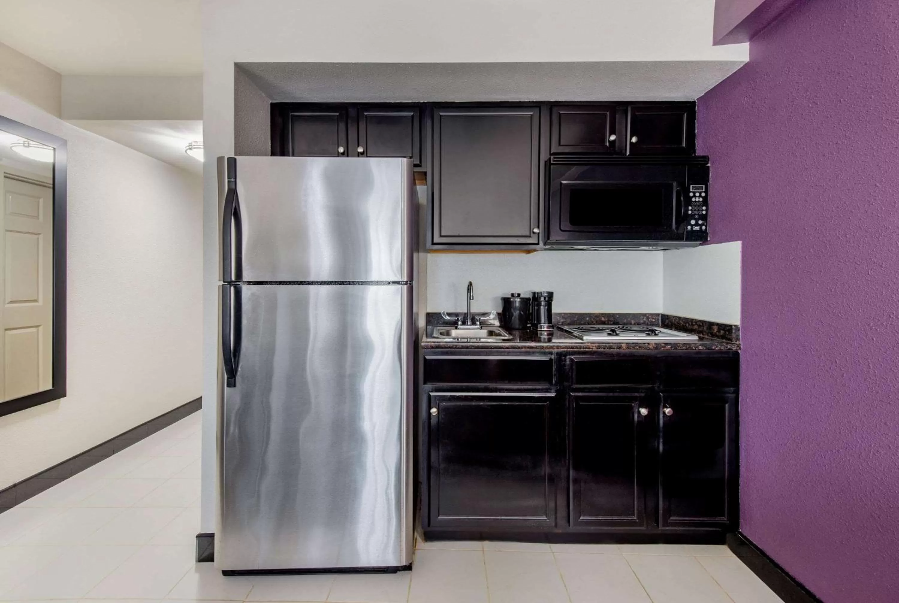 Kitchen or kitchenette in La Quinta Inn by Wyndham West Long Branch NJ Shore Area