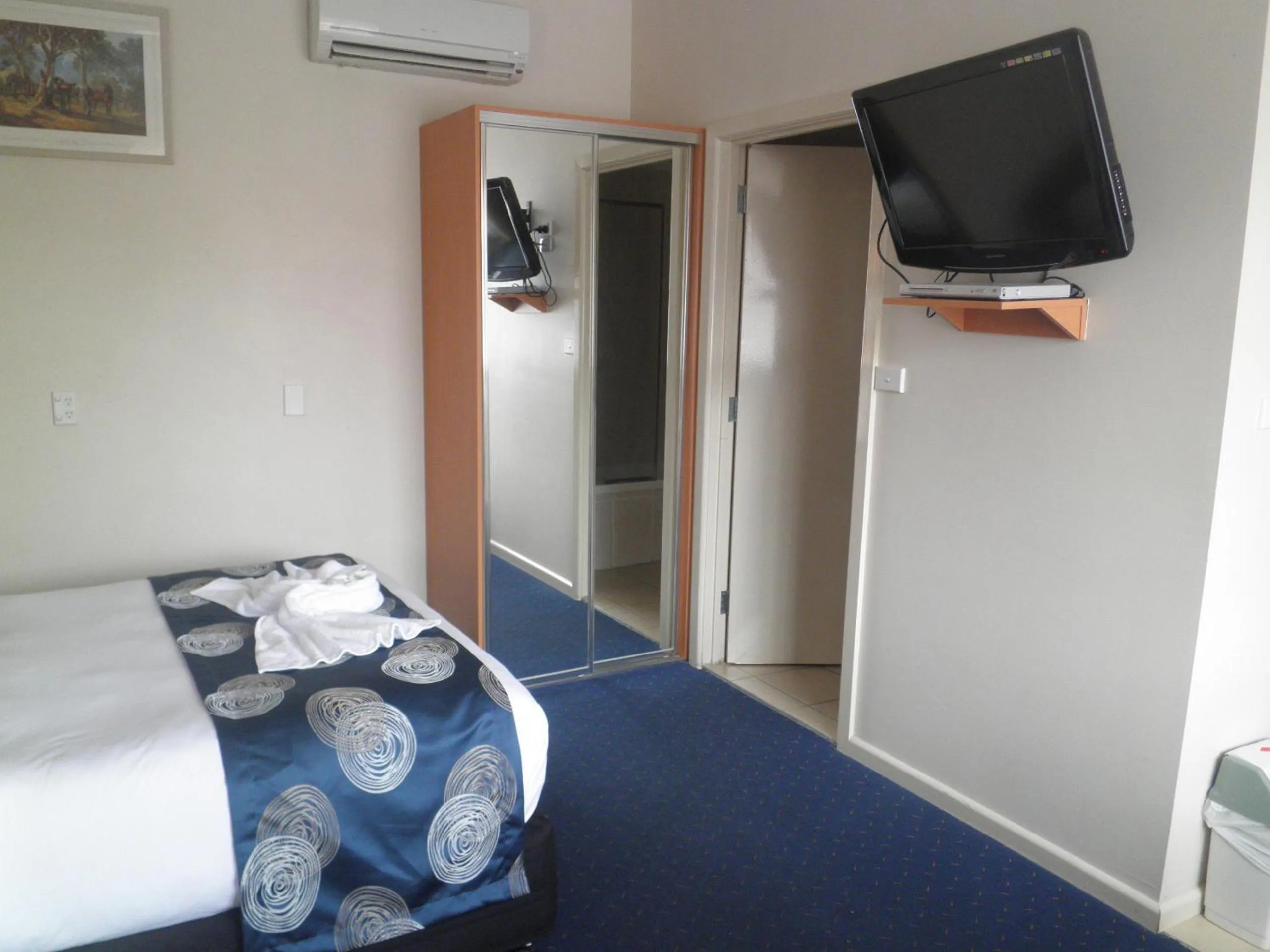 Bed in Poet's Recall Motel