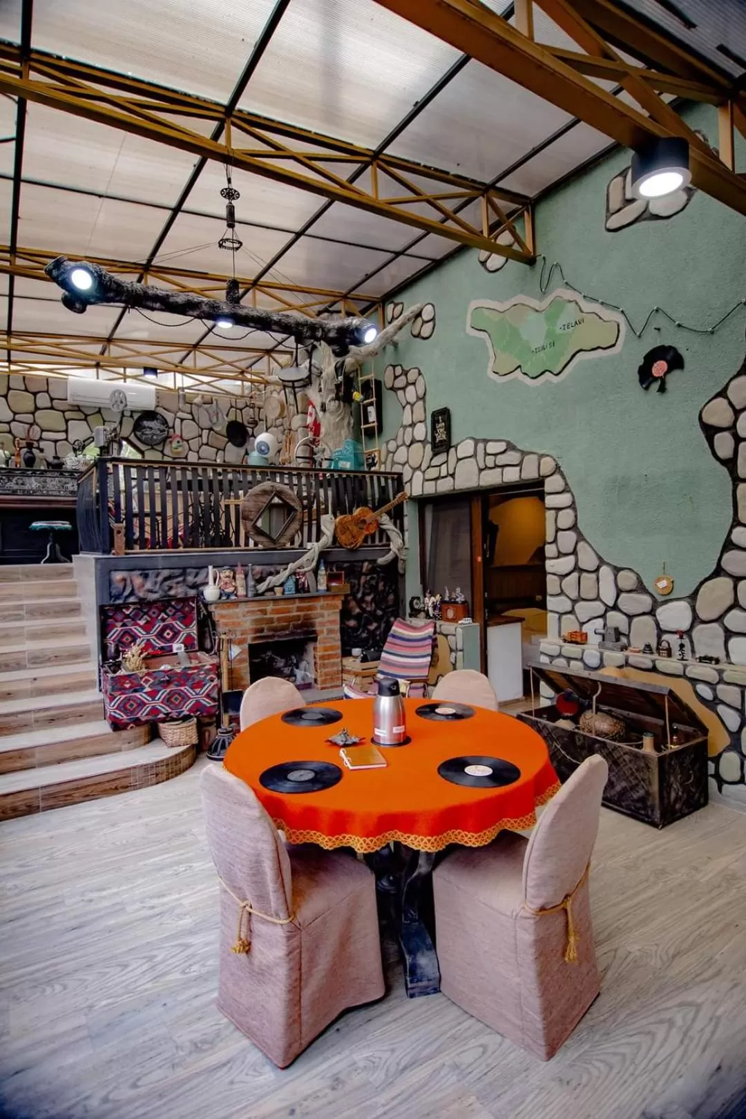 Seating area in Qilimcha's Guesthouse