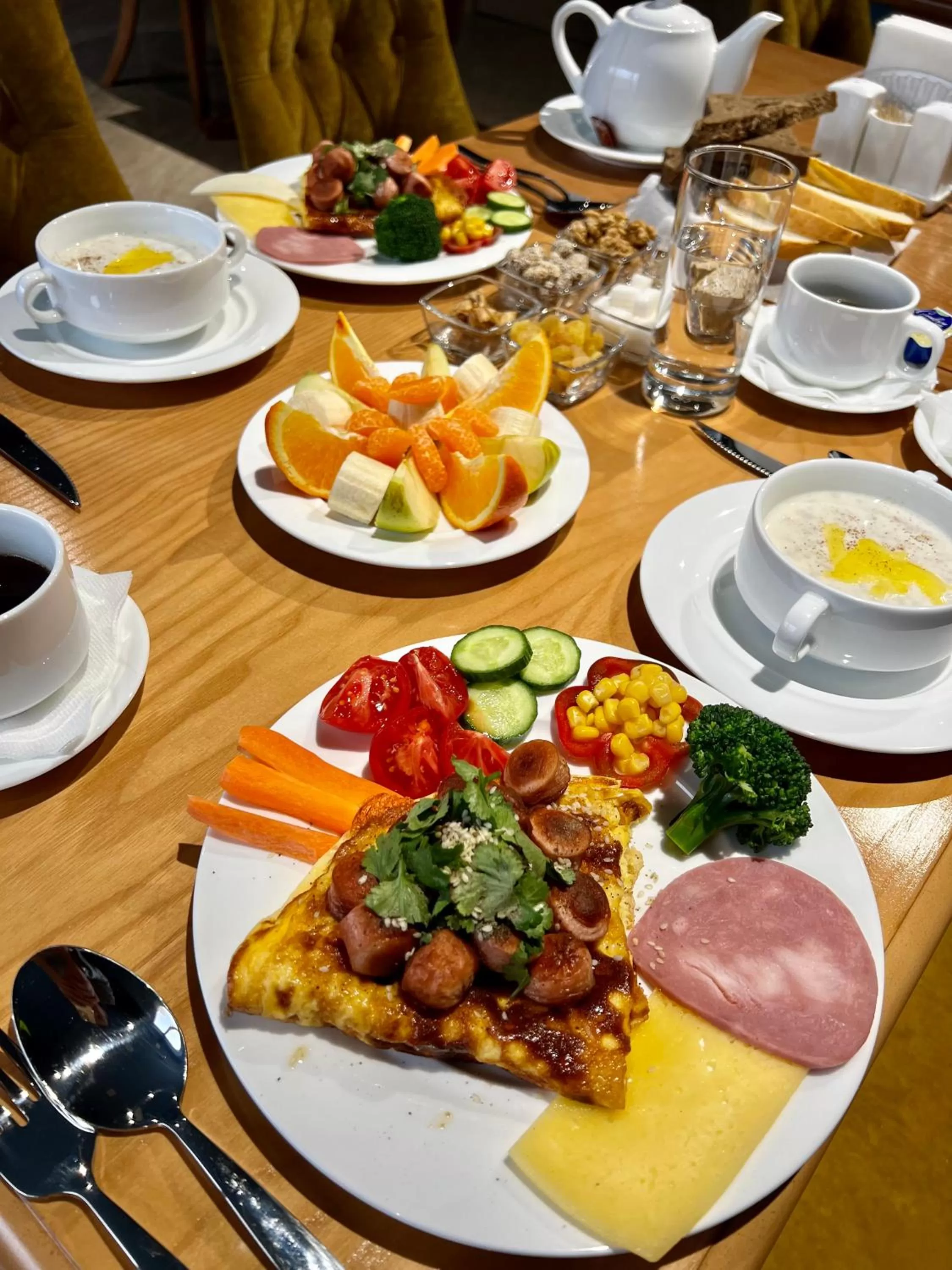 Breakfast in Bristol Hotel Tashkent