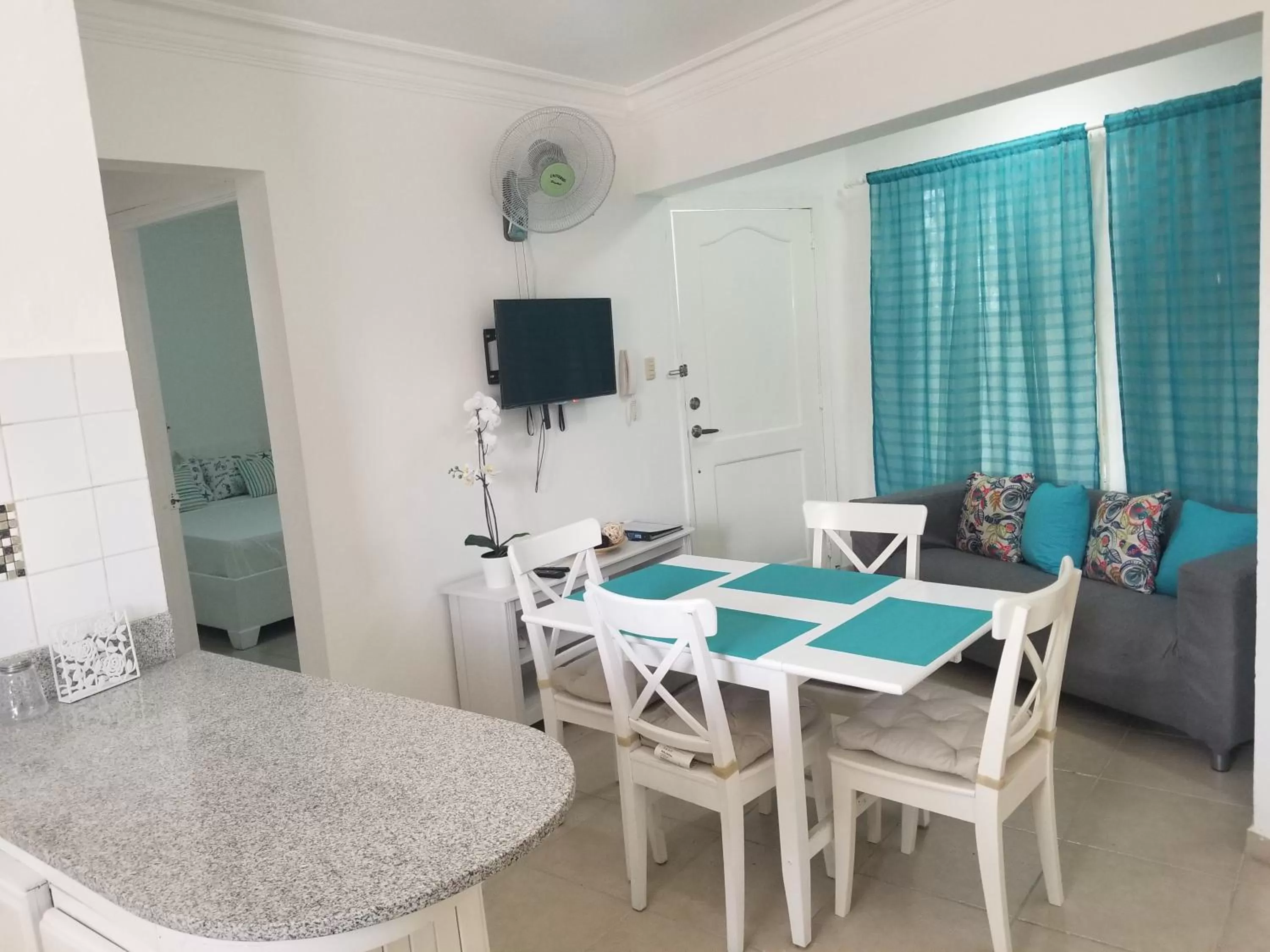 Dining area in Karimar Beach Condo Hotel