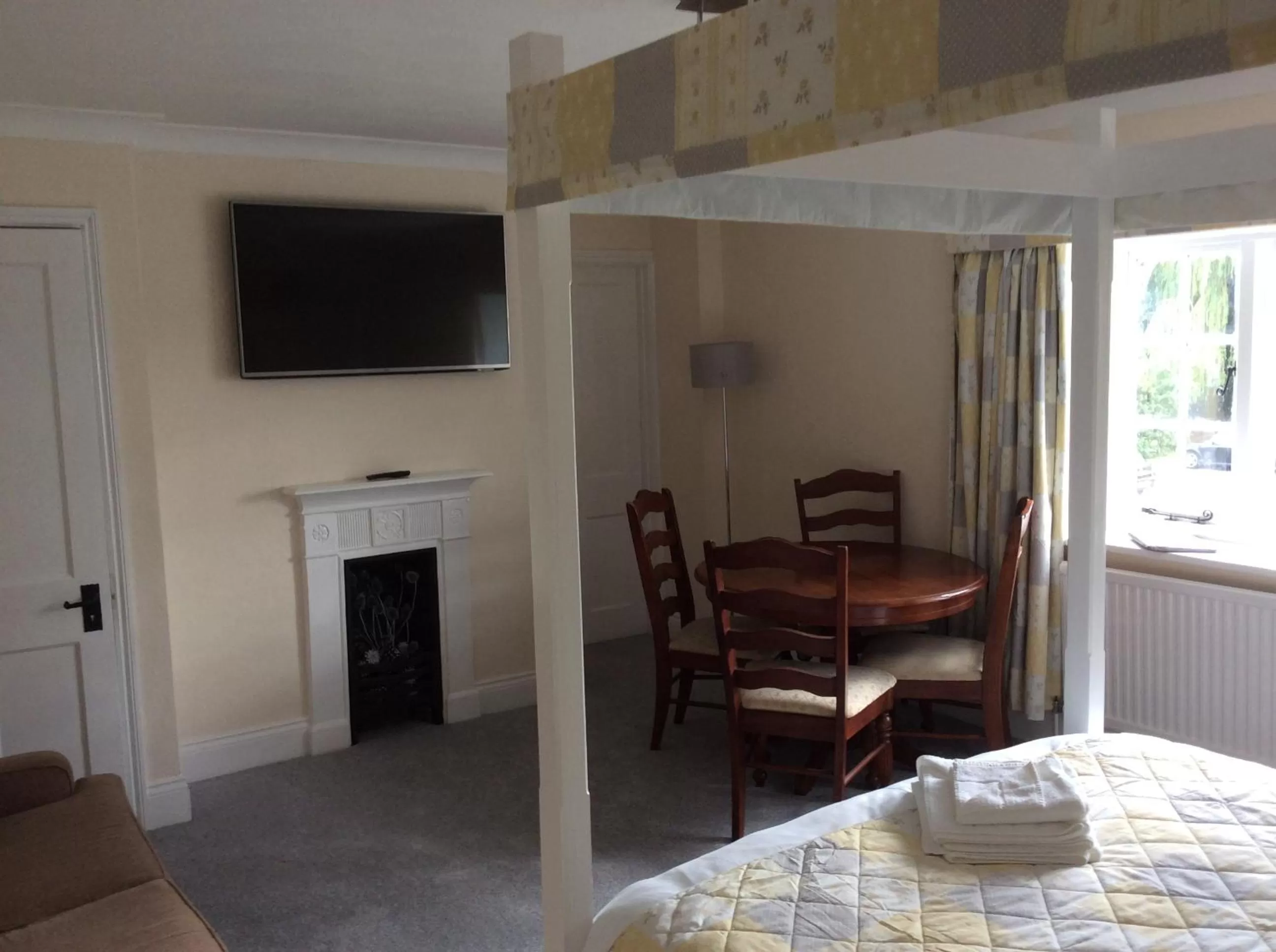 Bed in The Highwayman Hotel