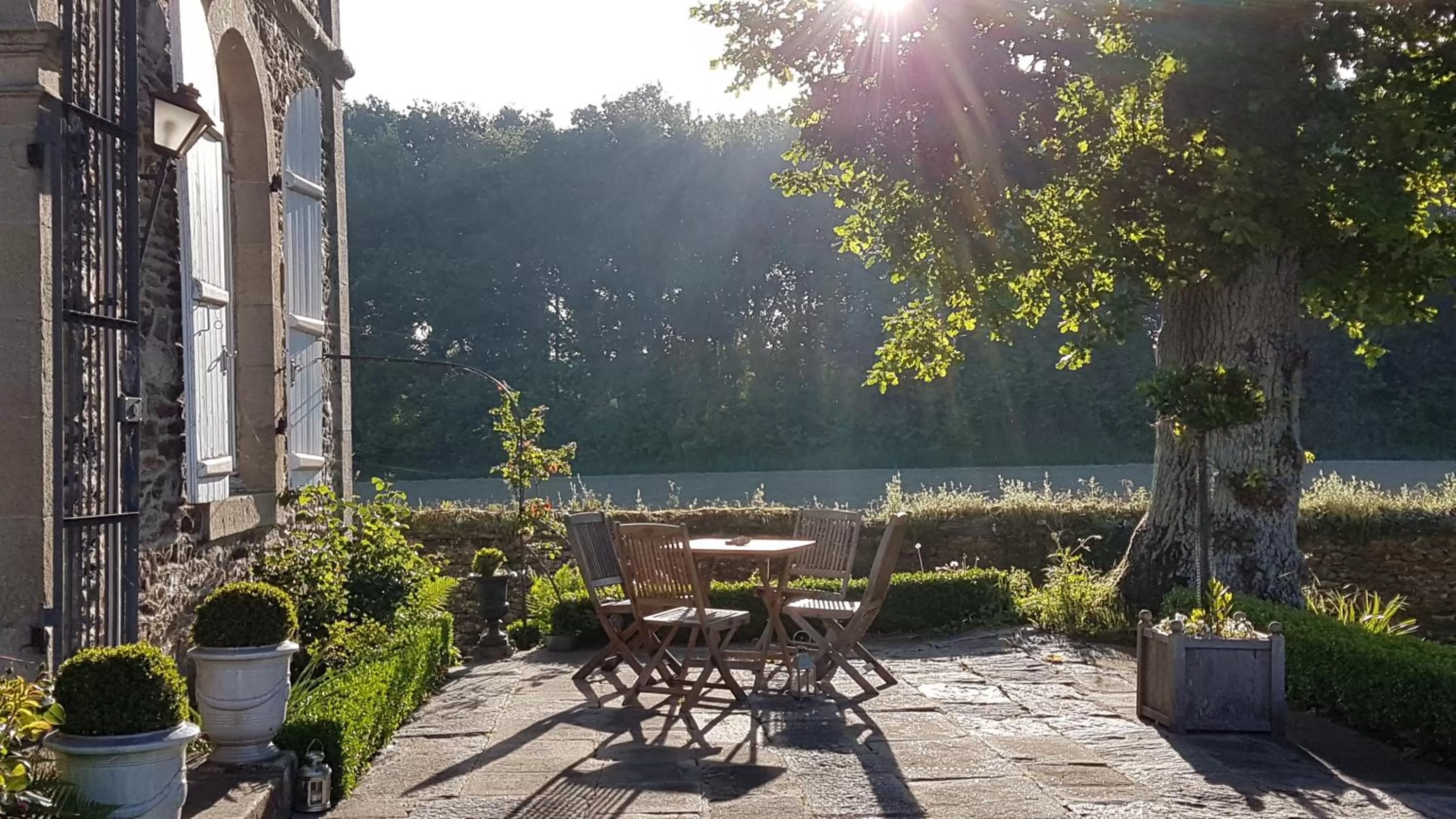 Patio in Le Manoir de la Bigotière