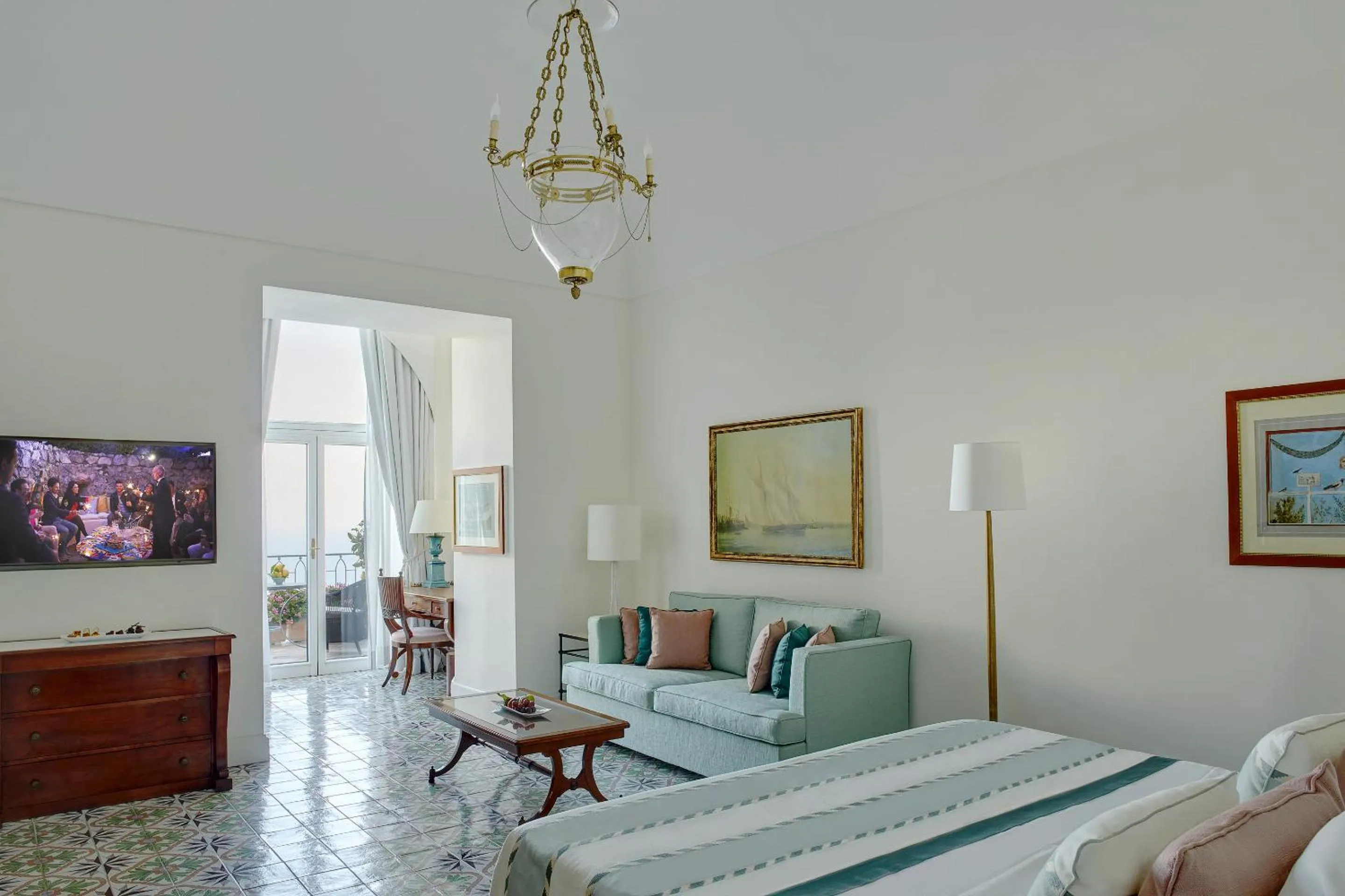 Superior Junior Suite with Garden and Sea View in Caruso, A Belmond Hotel, Amalfi Coast