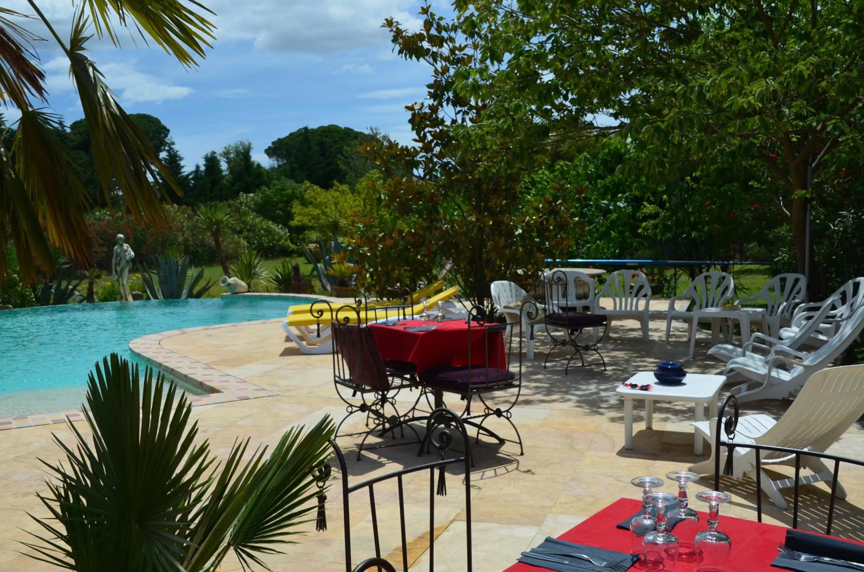 Patio in Mas de la Montille