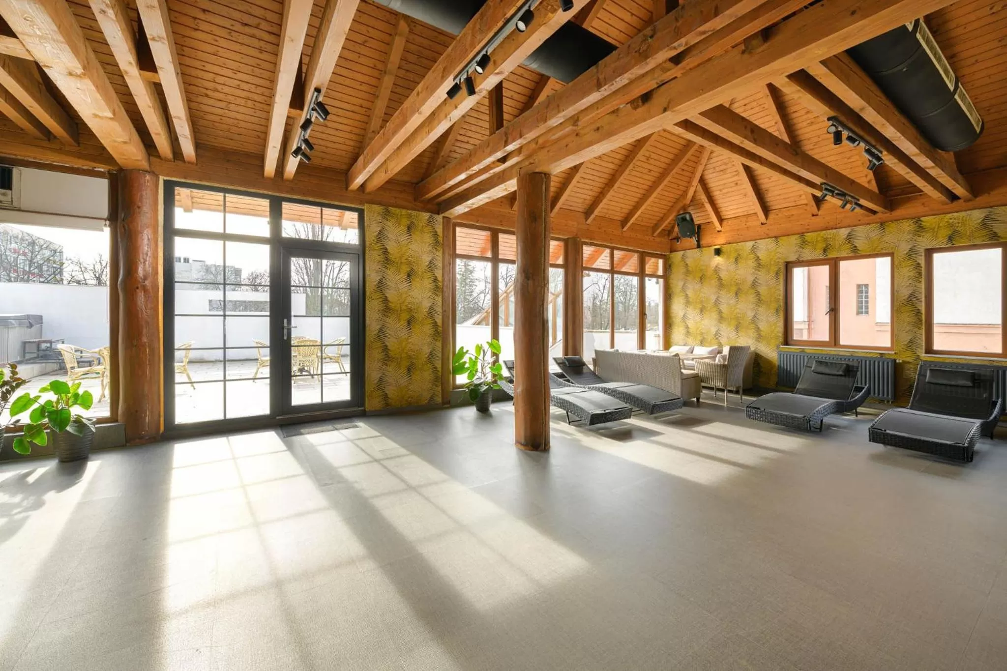 sunbed in Park Hotel Ambrózia