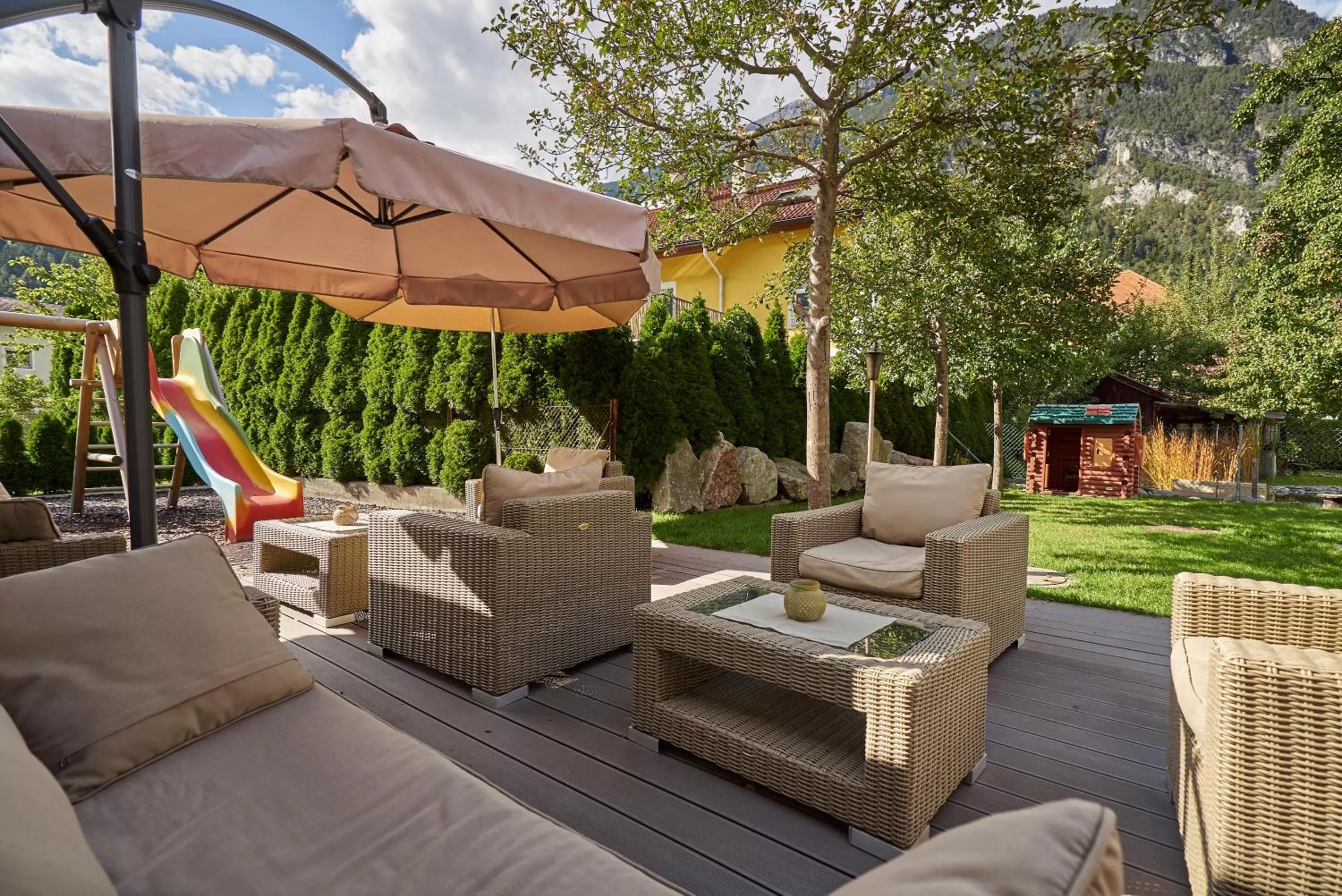 Garden in Hotel Enzian