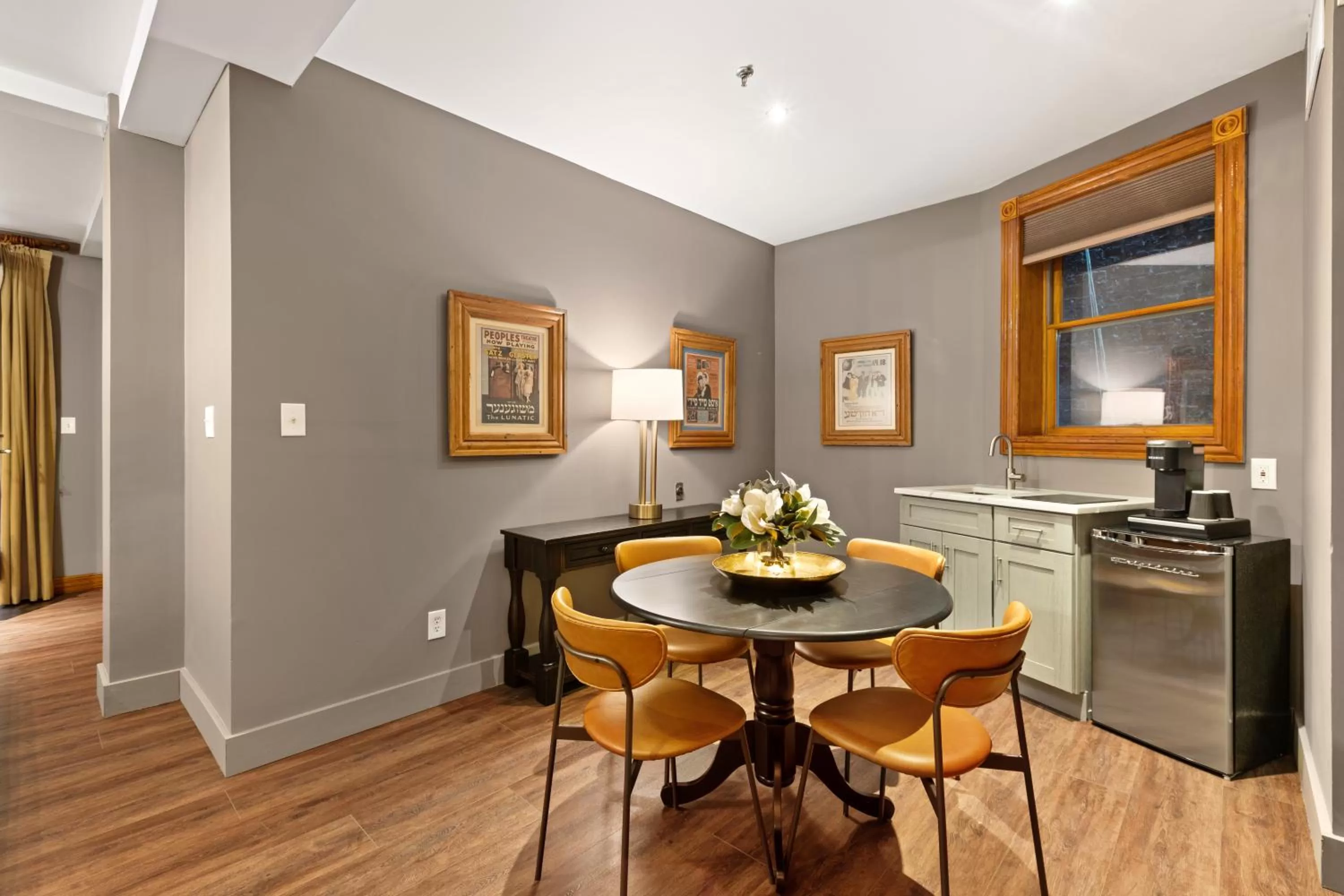 Kitchen or kitchenette in The Historic Blue Moon Hotel - NYC