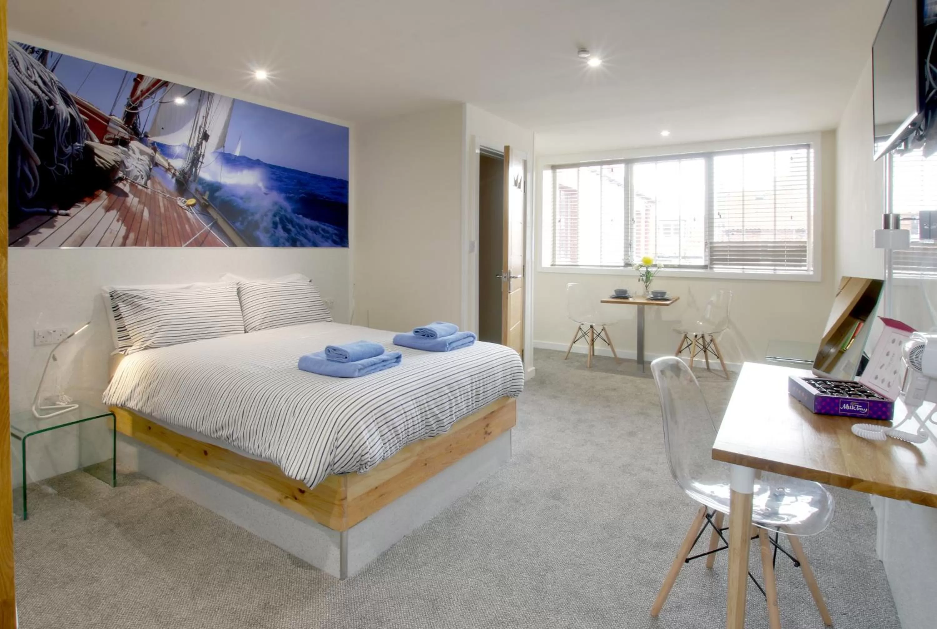 Bed in Silver Street Suites