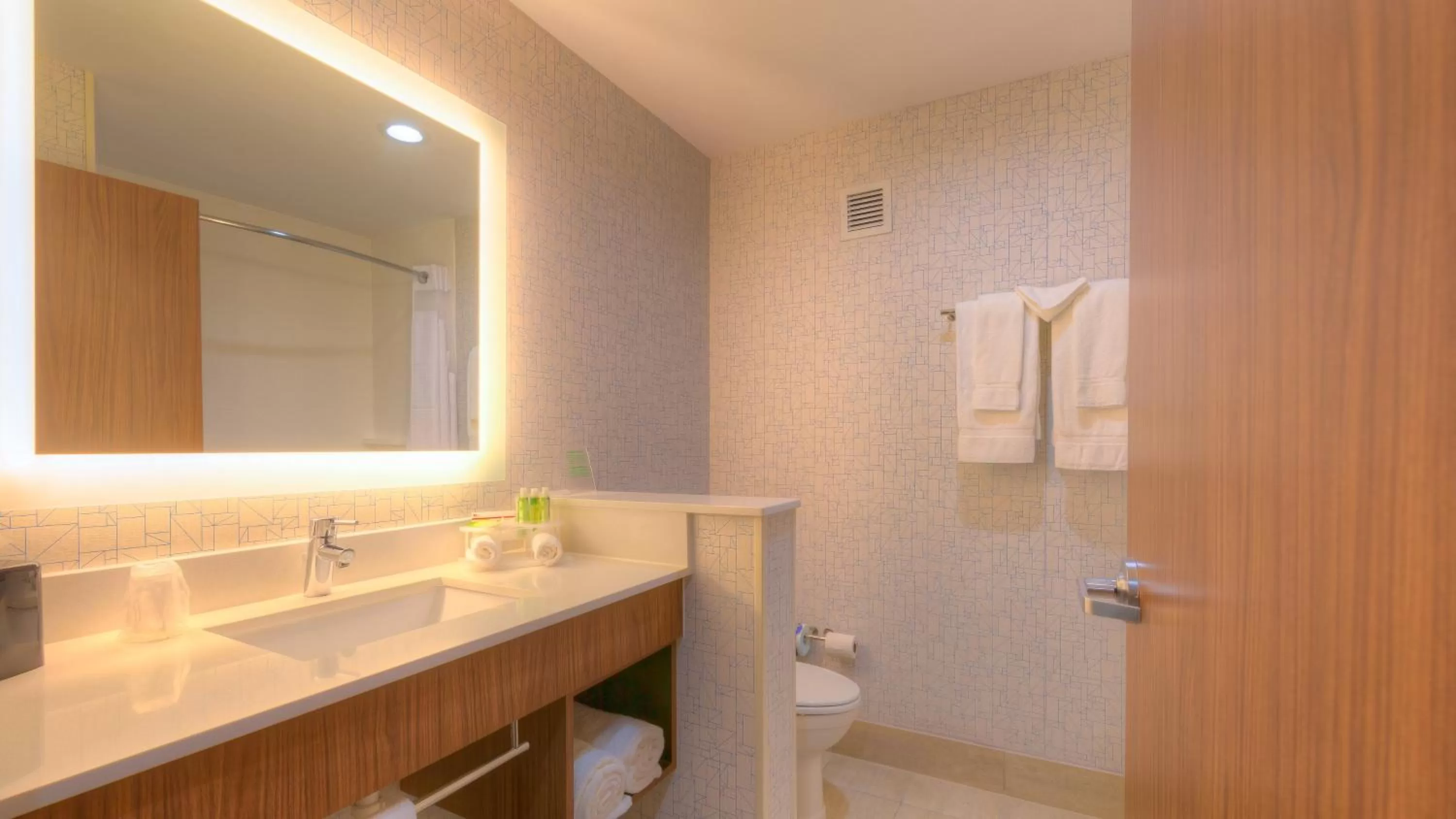 Bathroom in Holiday Inn Express & Suites Tulsa Midtown by IHG