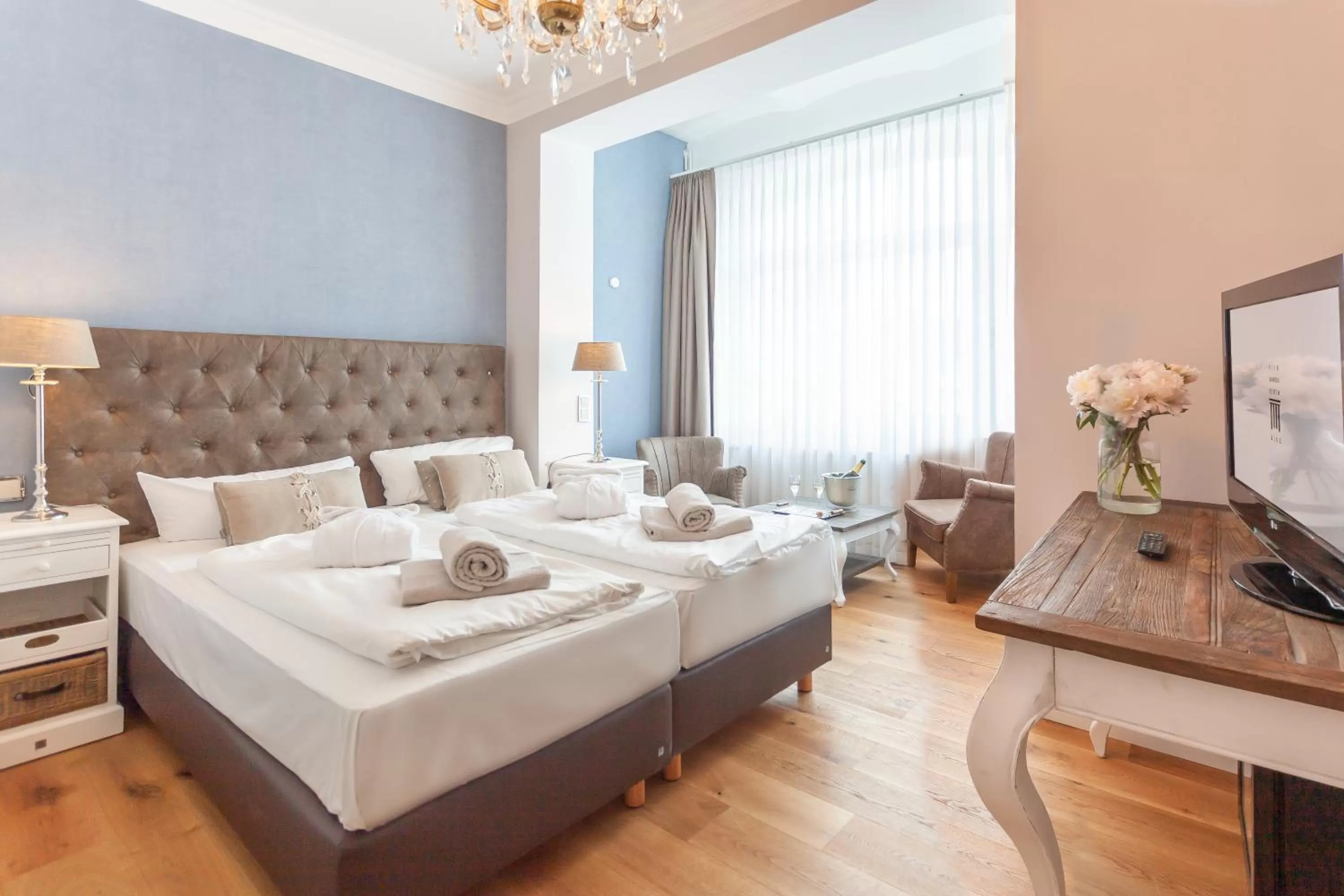 Bed in Hotel Vier Jahreszeiten Binz