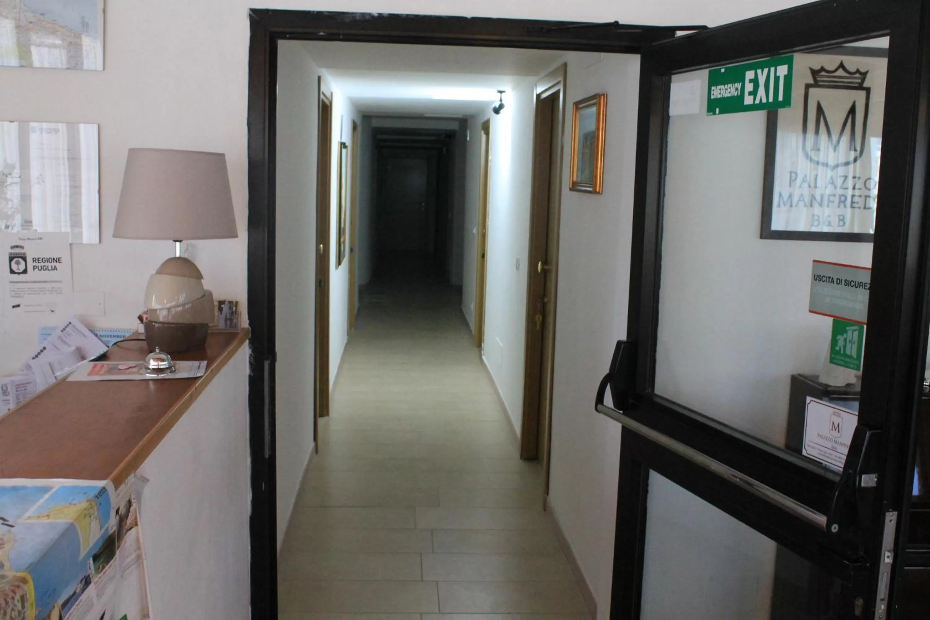 Area and facilities in B&B Palazzo Manfredi Vieste, Fronte mare con Parcheggio