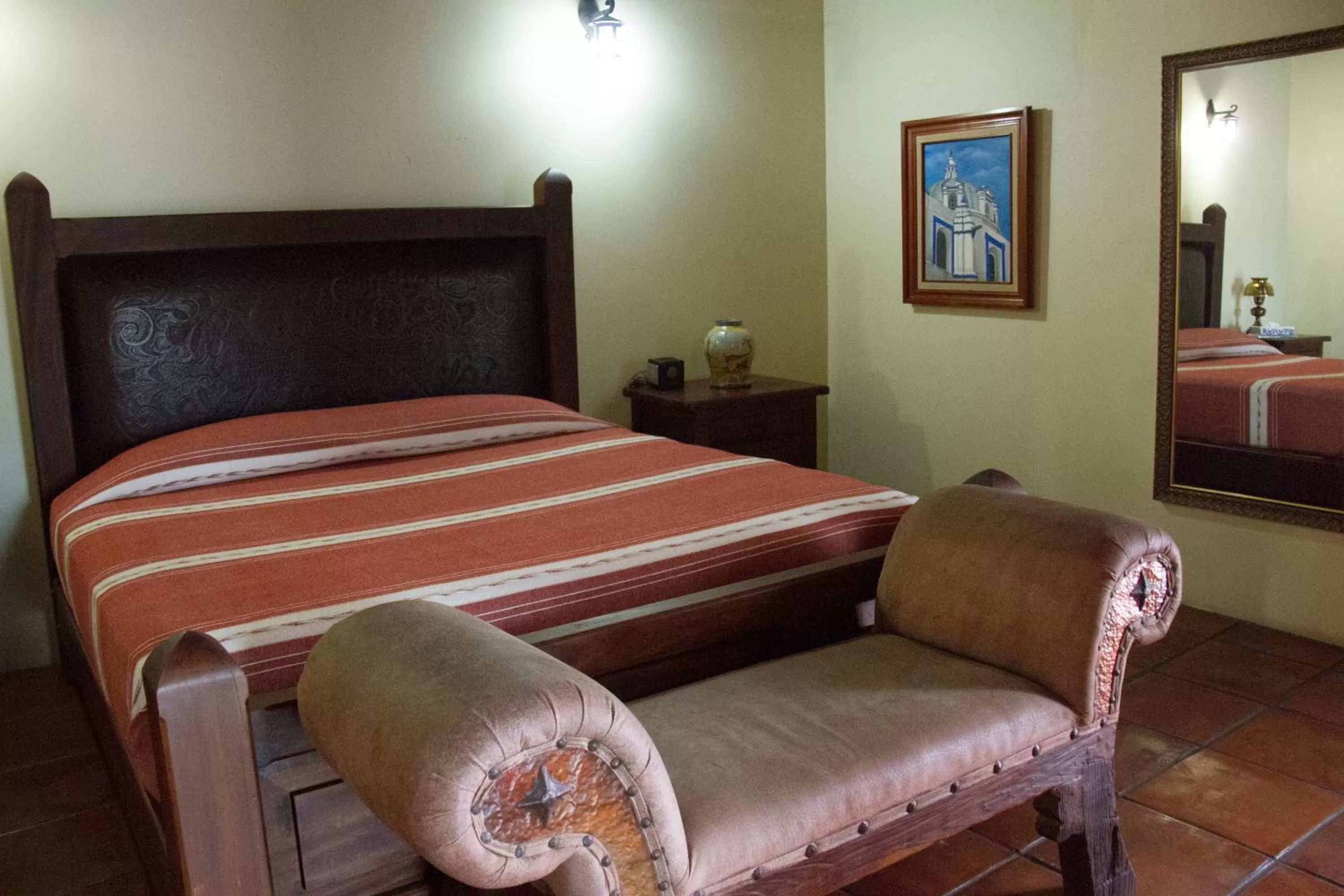Bed in Hotel Boutique Hacienda del Gobernador