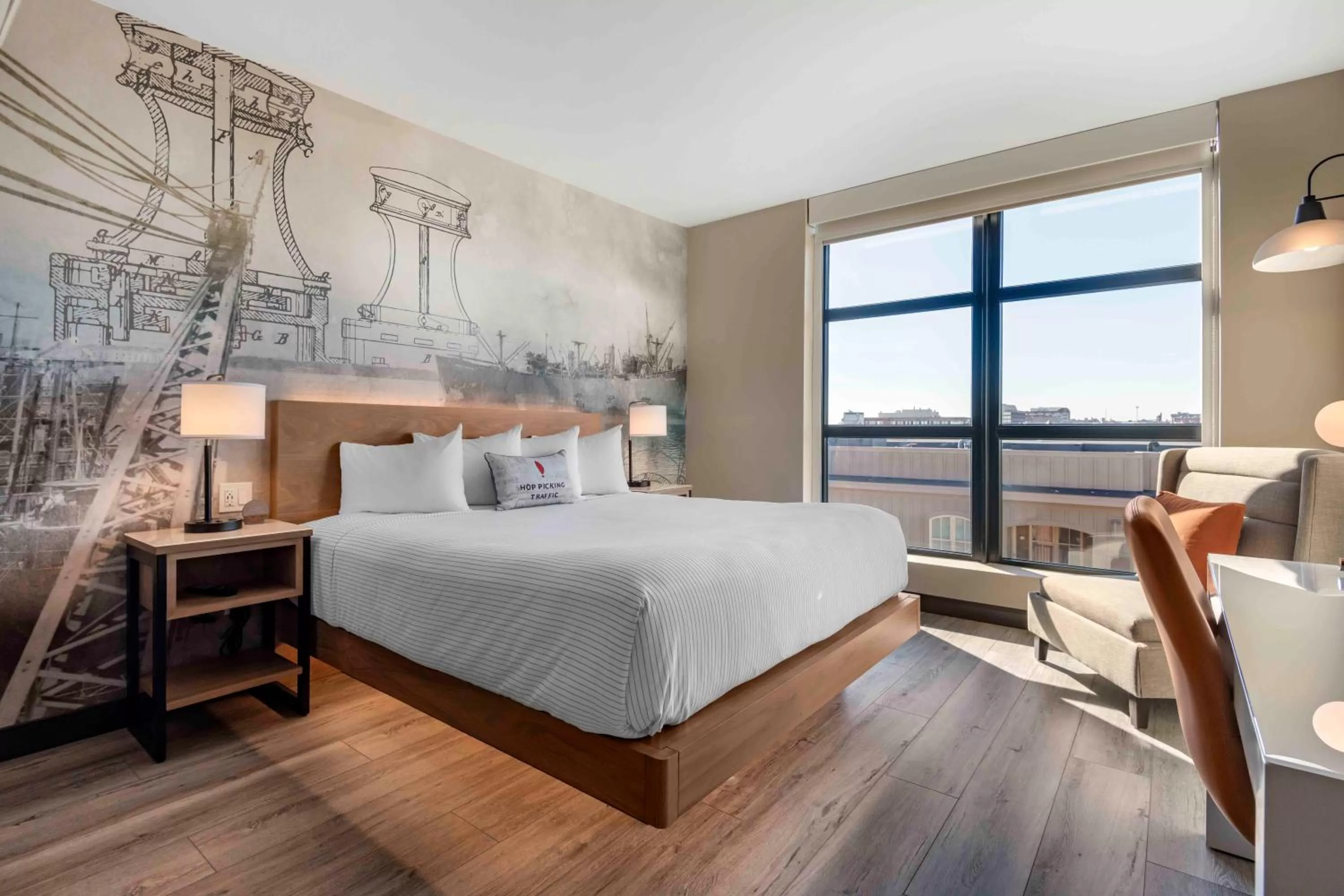 Photo of the whole room, Bed in Cambria Hotel Portland Downtown Old Port