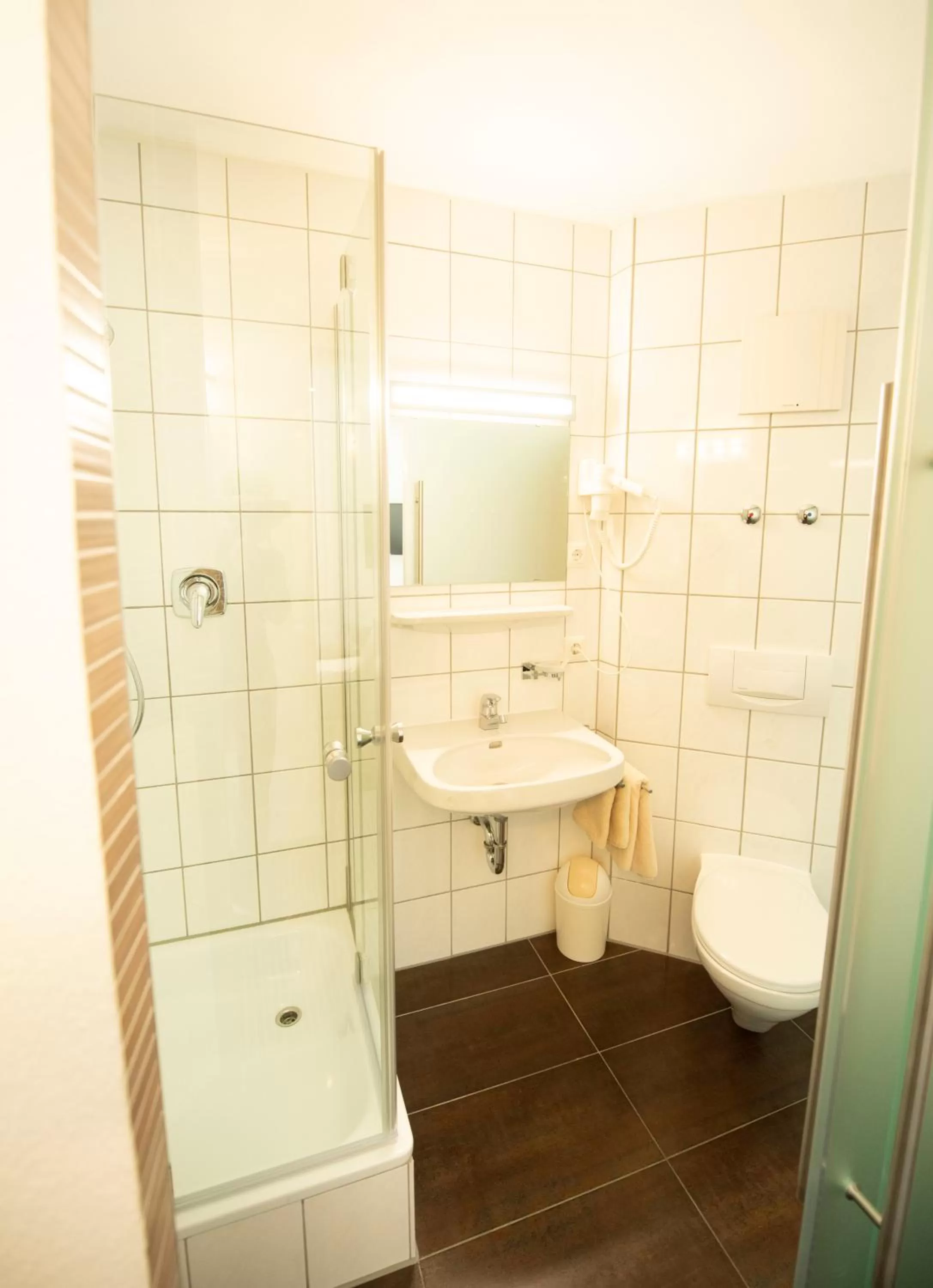 Bathroom in Stadthotel Giengen