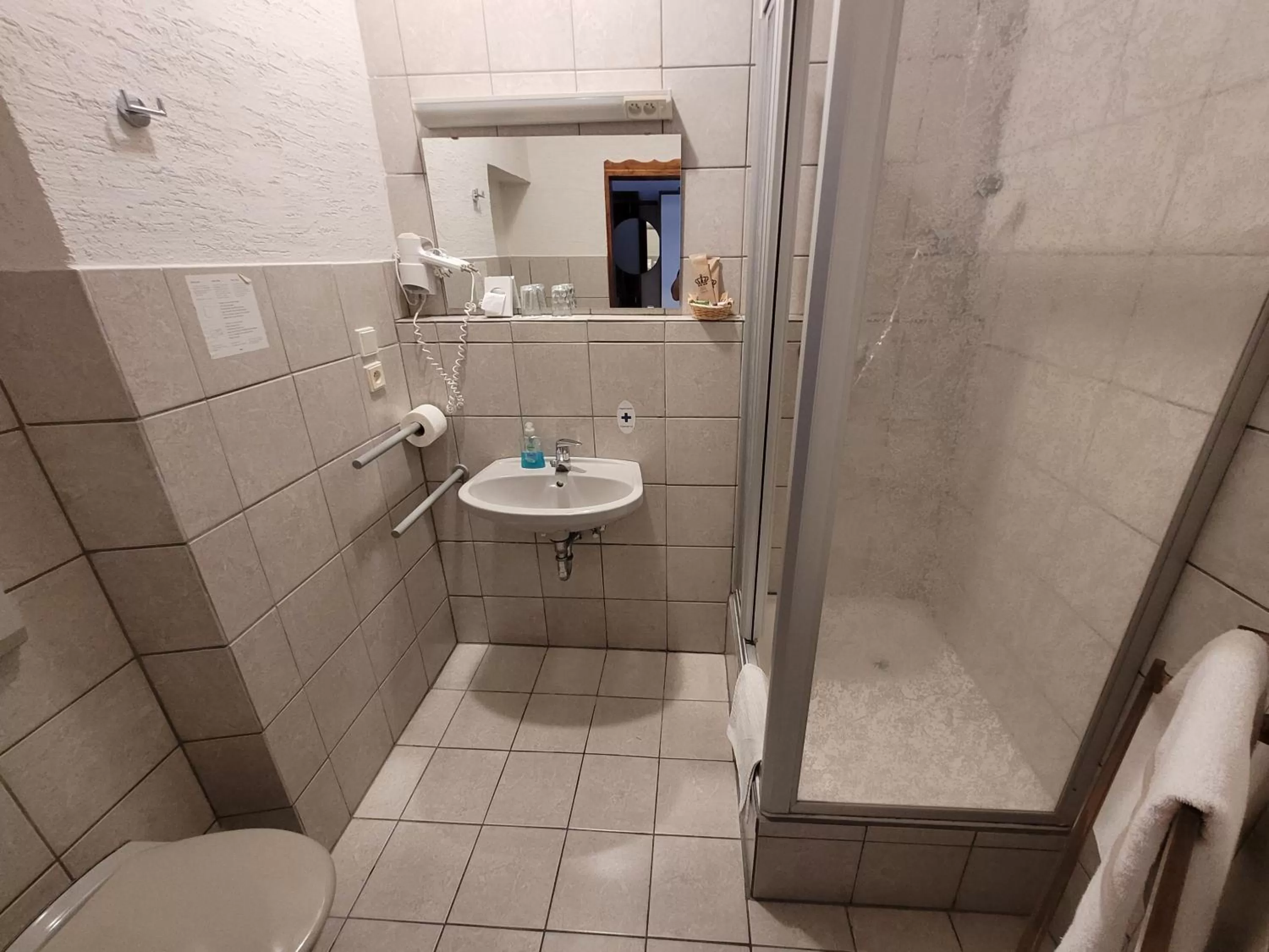 Bathroom in Hotel Koruna